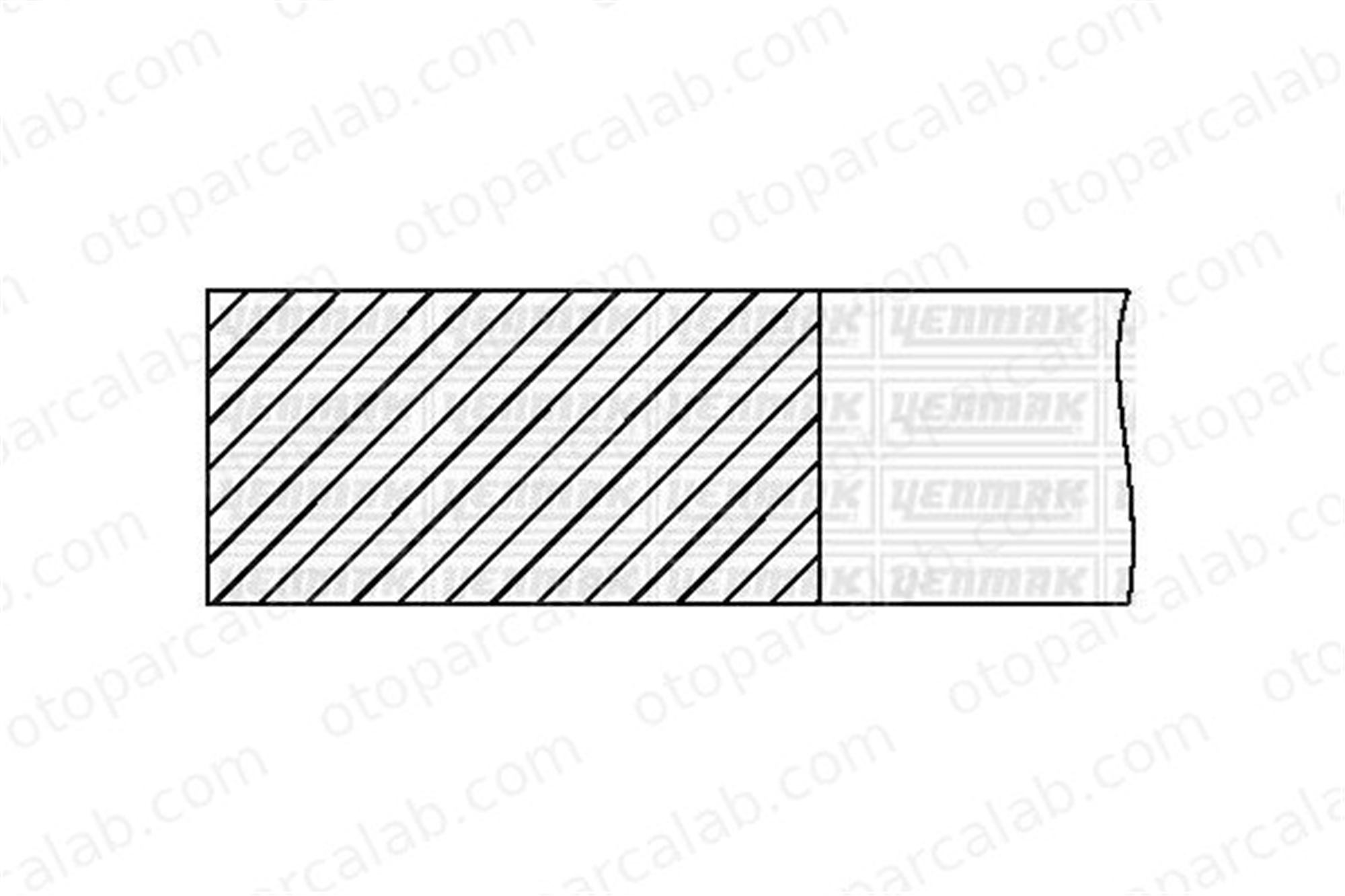 GOETZE 06-884300-00 Segman (94.00MM-STD) PEUGEOT 505 505 Break 688430000 64033