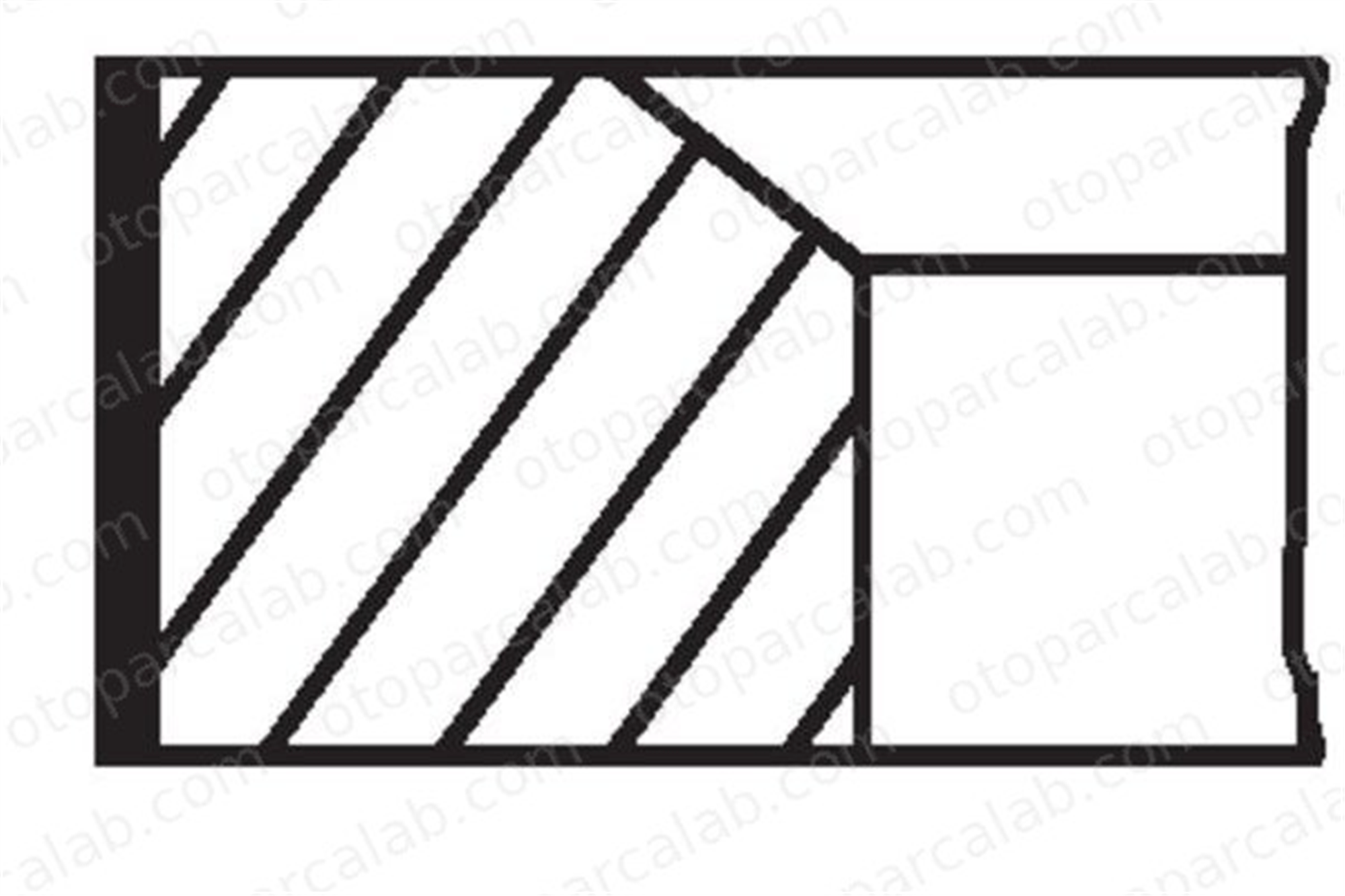 GOETZE 68395110G Segman (86.00MM-100) FORD TRANSIT Panelvan/Van TRANSIT Platform şasi 6C1Q 6148 AA 0628.S6