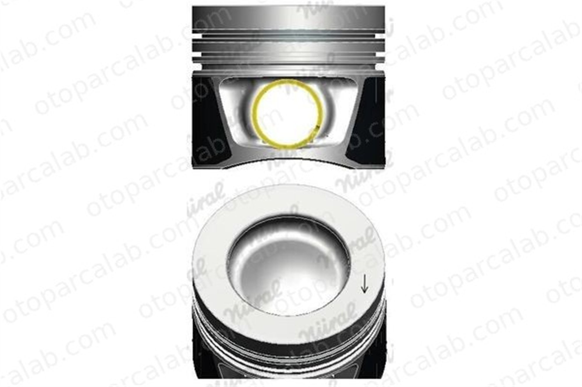 GOETZE 87-432300-00 Piston AUDI A4 B8 A4 B8 Avant 3L107065G 805027001