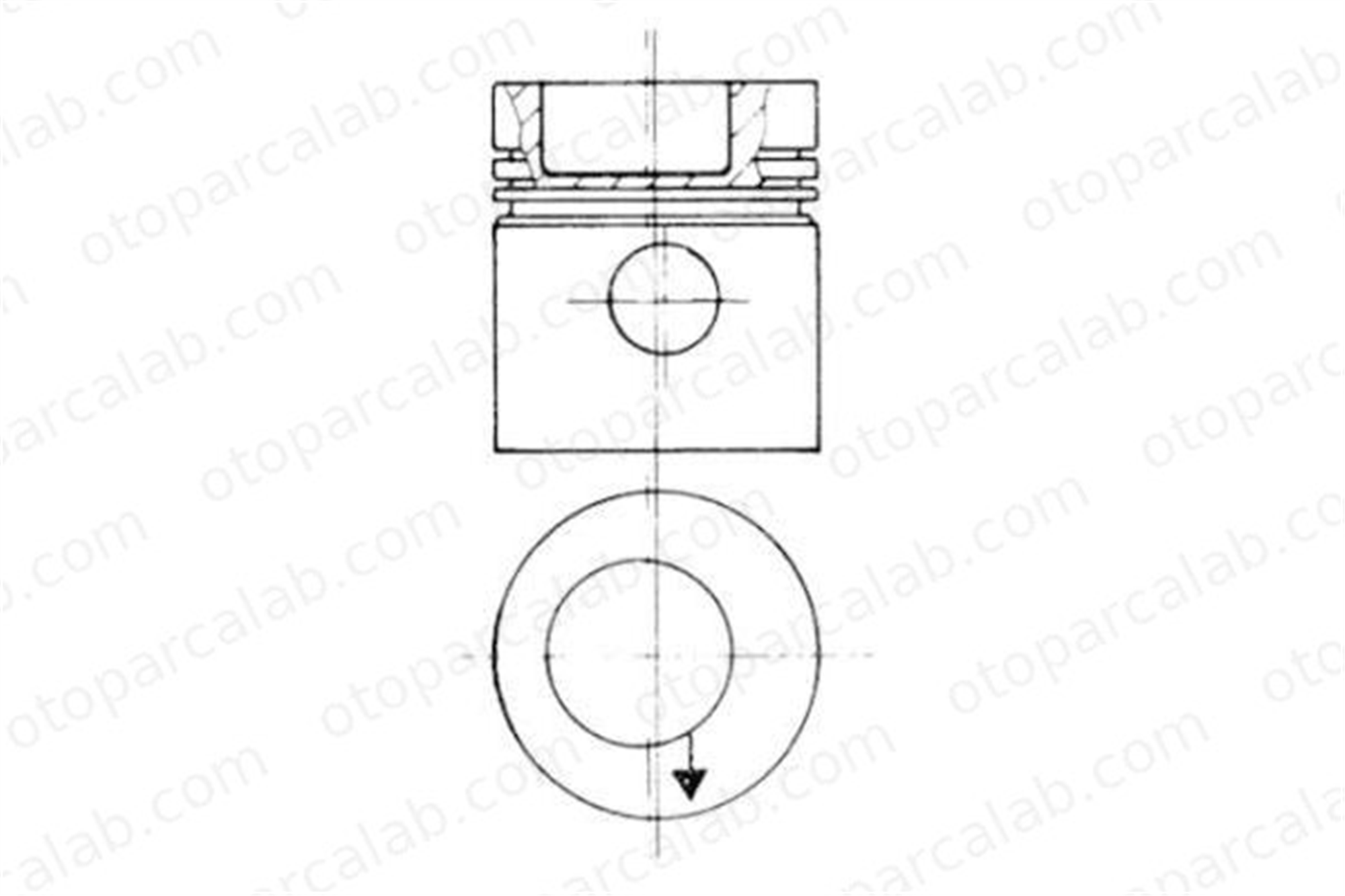 GOETZE 87-70501-STD Piston (97.50MM-STD) MERCEDES-BENZ AROCS ACTROS MP4 / MP5 3660300017 3660302617