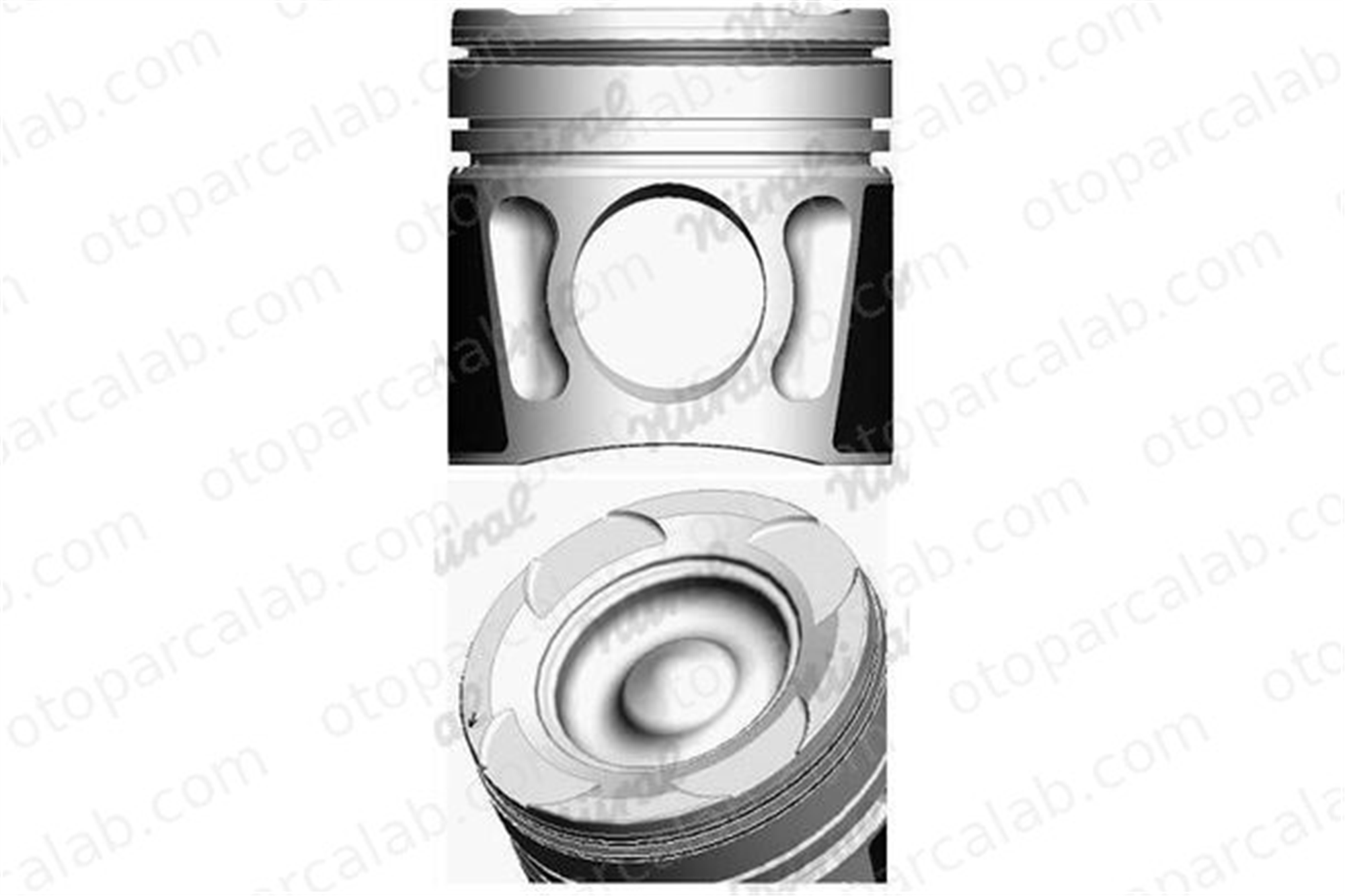 GOETZE 87-71534-STD Piston (120.00MM-STD) MAN F90 TGS I 51025006262 51025006297