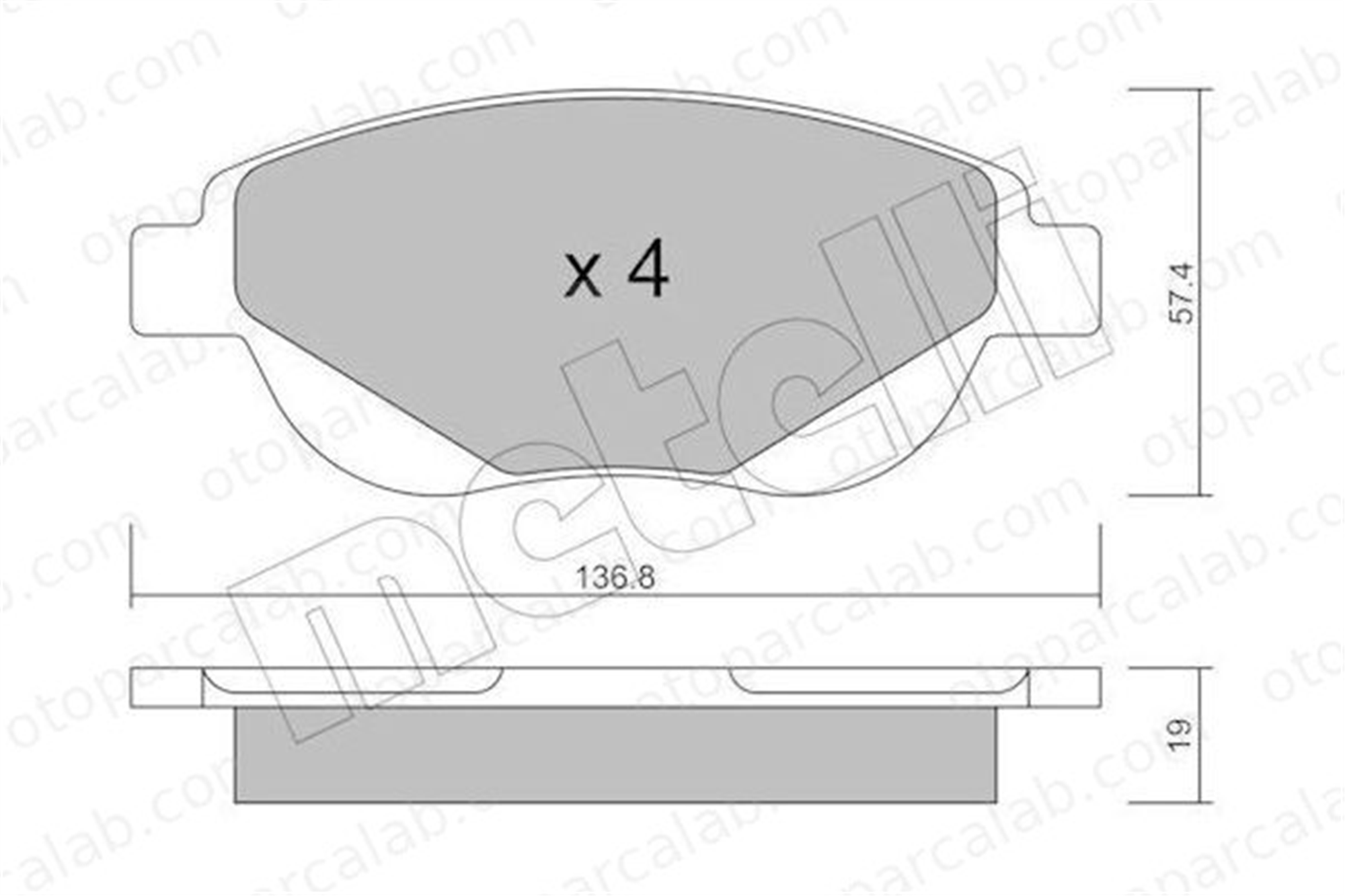 GOODYEAR 101096 Fren Disk Balata Ön CITROËN C4 I PEUGEOT 307 Break 425471 1636413880