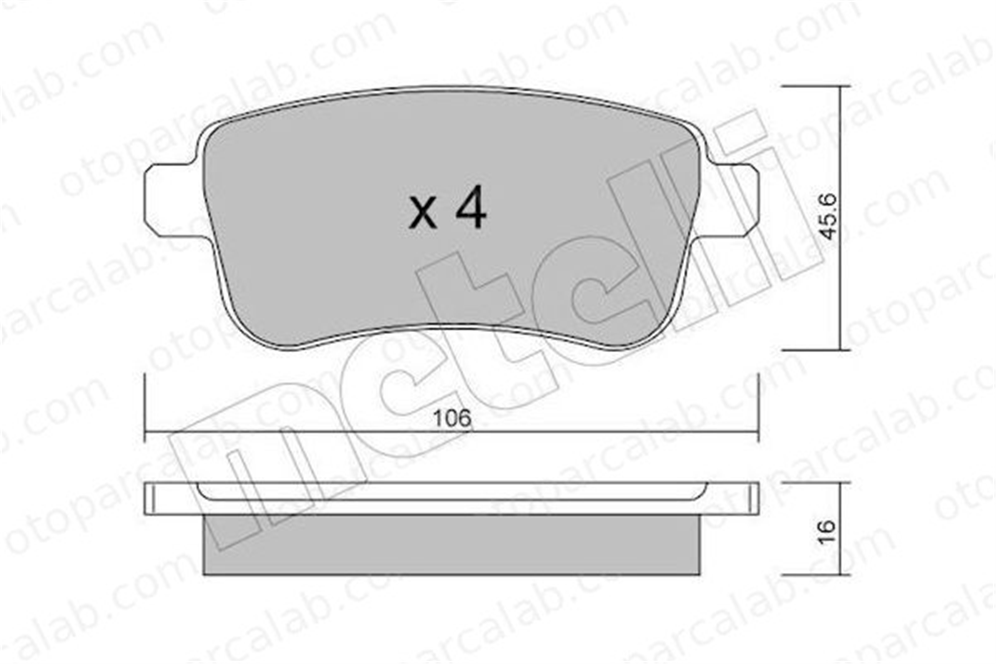 GOODYEAR 101118 Fren Disk Balata Arka RENAULT MEGANE III Coupe MEGANE III Hatchback 440604694R 440601416R