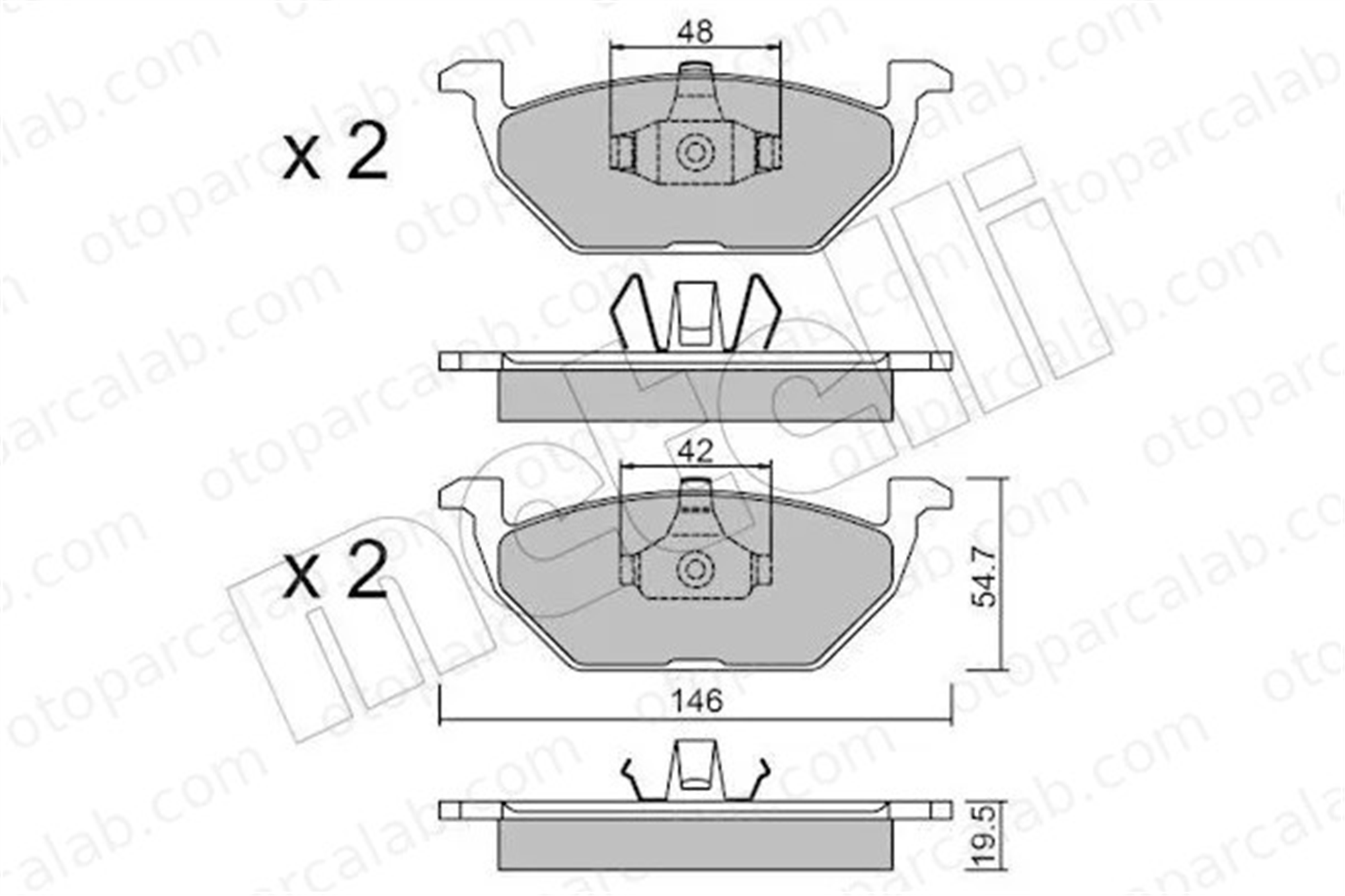 GOODYEAR 101126 Fren Disk Balata Ön VW POLO V SEAT IBIZA IV 6Q0698151 1J0698151A