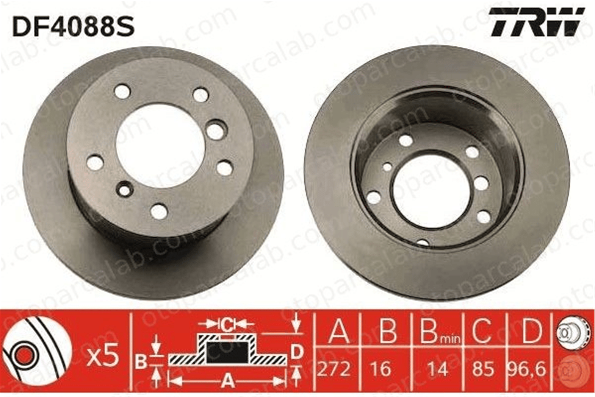 GOODYEAR 103089 Fren Disk Ayna Arka Sağ ve Sol MERCEDES-BENZ G-SERISI SPRINTER 3-t Panelvan/Van A9024230312 2D0501203