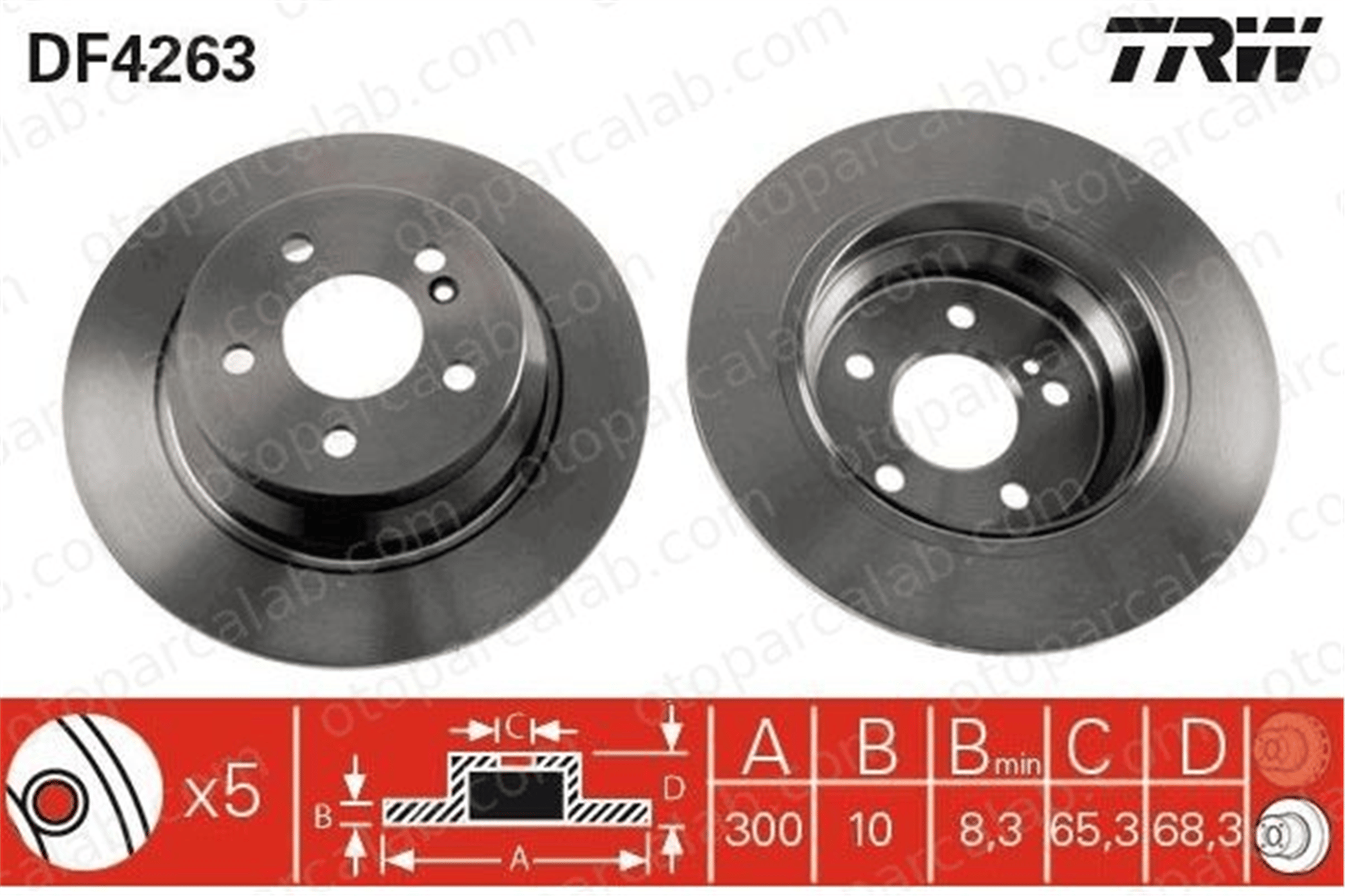 GOODYEAR 103098 Fren Disk Ayna Arka Sağ ve Sol MERCEDES-BENZ E-SERISI E-SERISI T-Model A2114230712 4231012