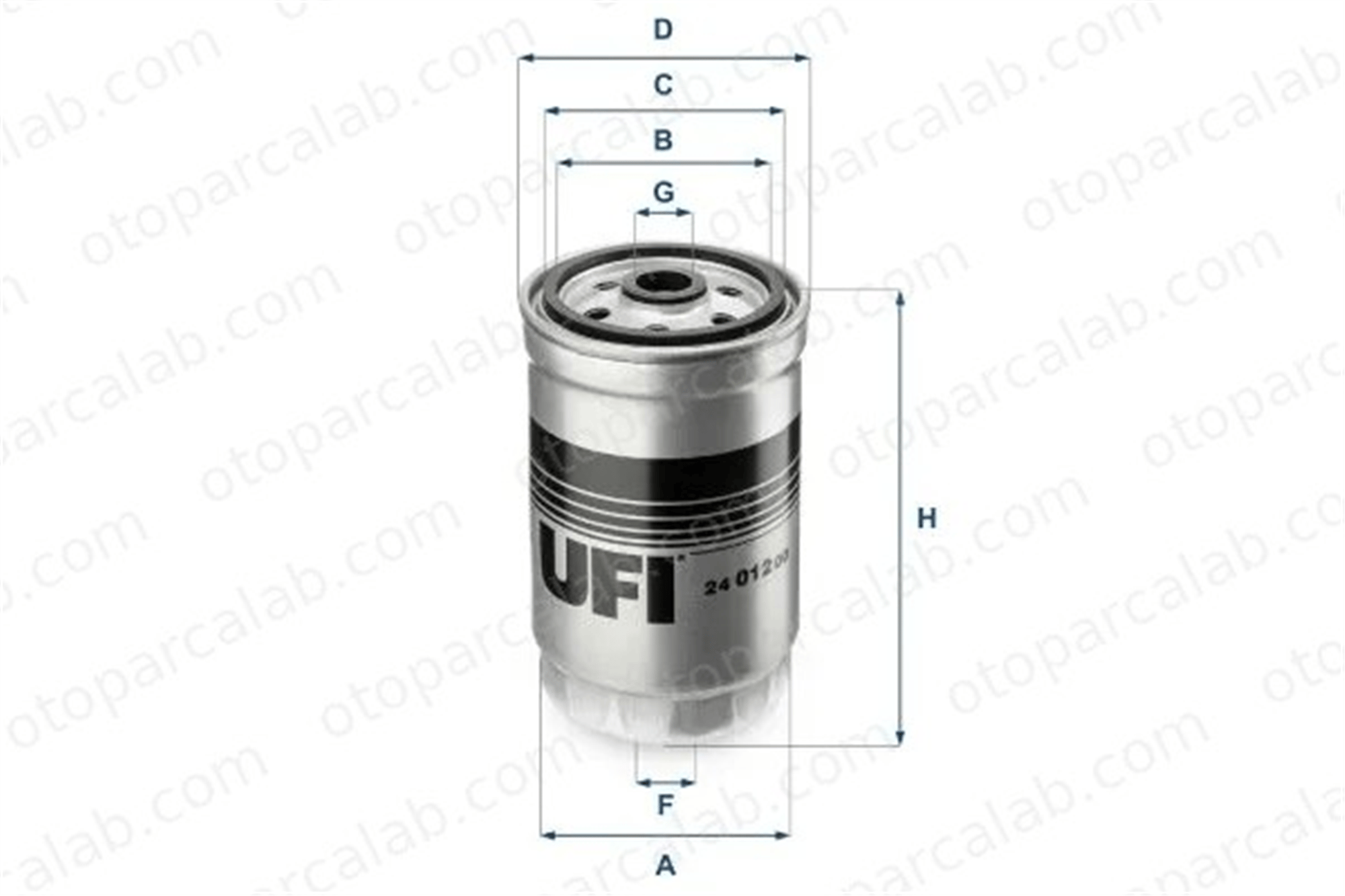 GOODYEAR 804024 Yakıt Filtresi HYUNDAI SANTA FÉ II i30 Station wagon 319222B900 319222R900