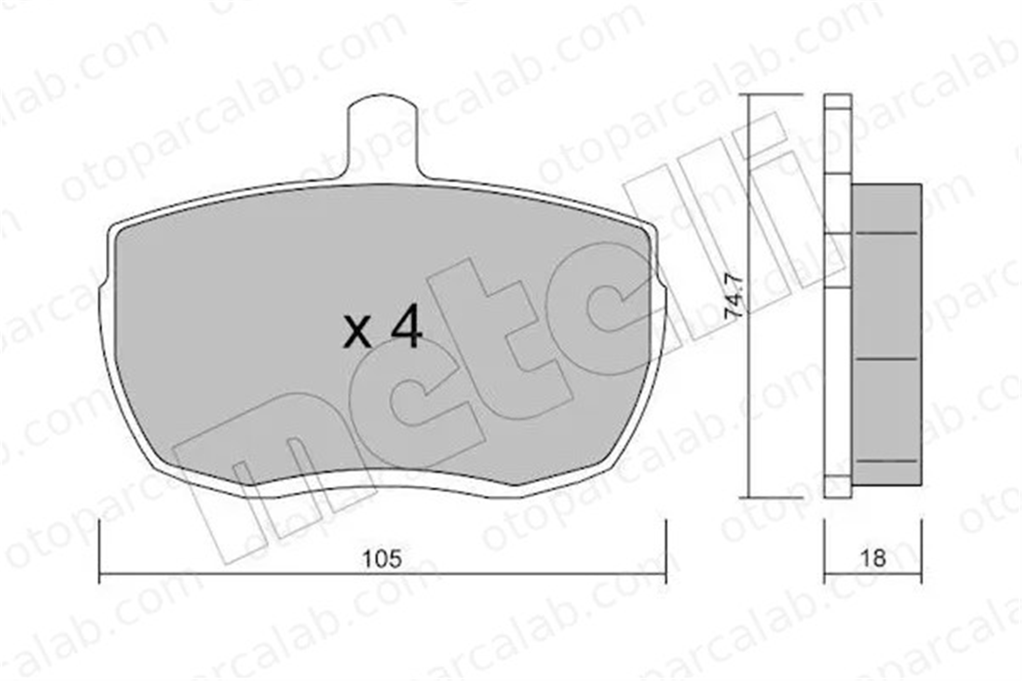 GRAP 93423 Fren Disk Balata Ön FORD TRANSIT Minibüs/Otobüs TRANSIT Panelvan/Van 1571571 4431470