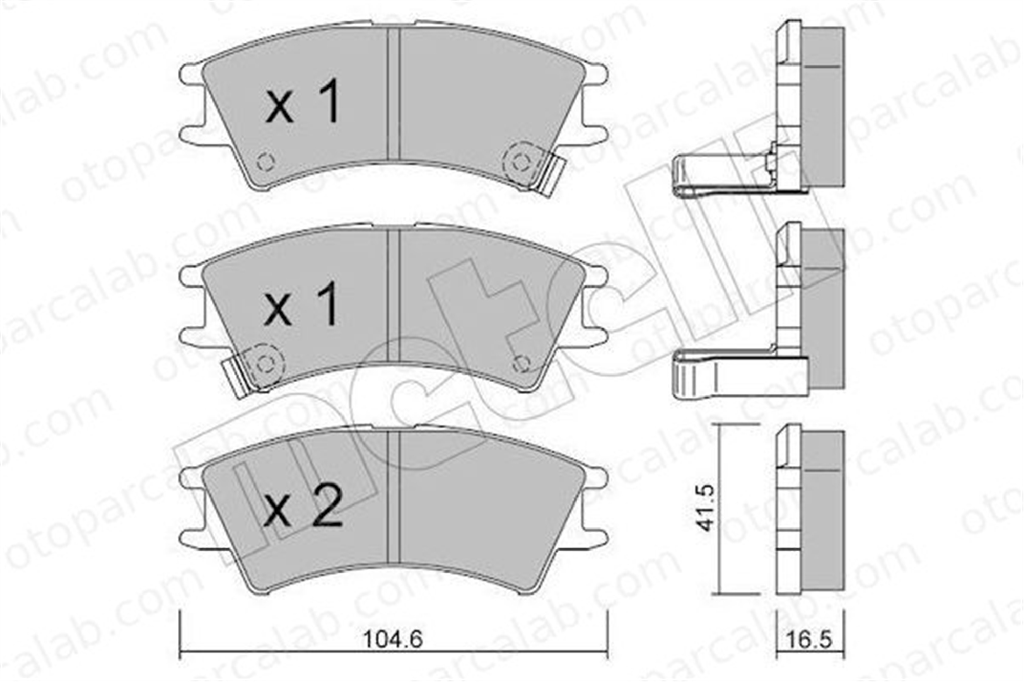 GRAP 93778 Fren Disk Balata Ön HYUNDAI ATOS 5810105A10 5810102A00