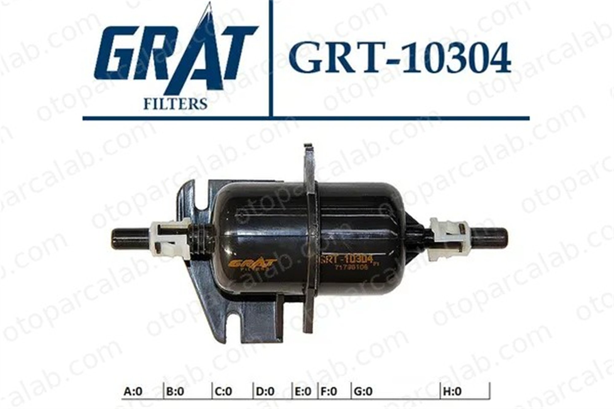 GRAT 10304 Yakıt Filtresi FIAT PALIO PALIO Weekend 46416684 464166840
