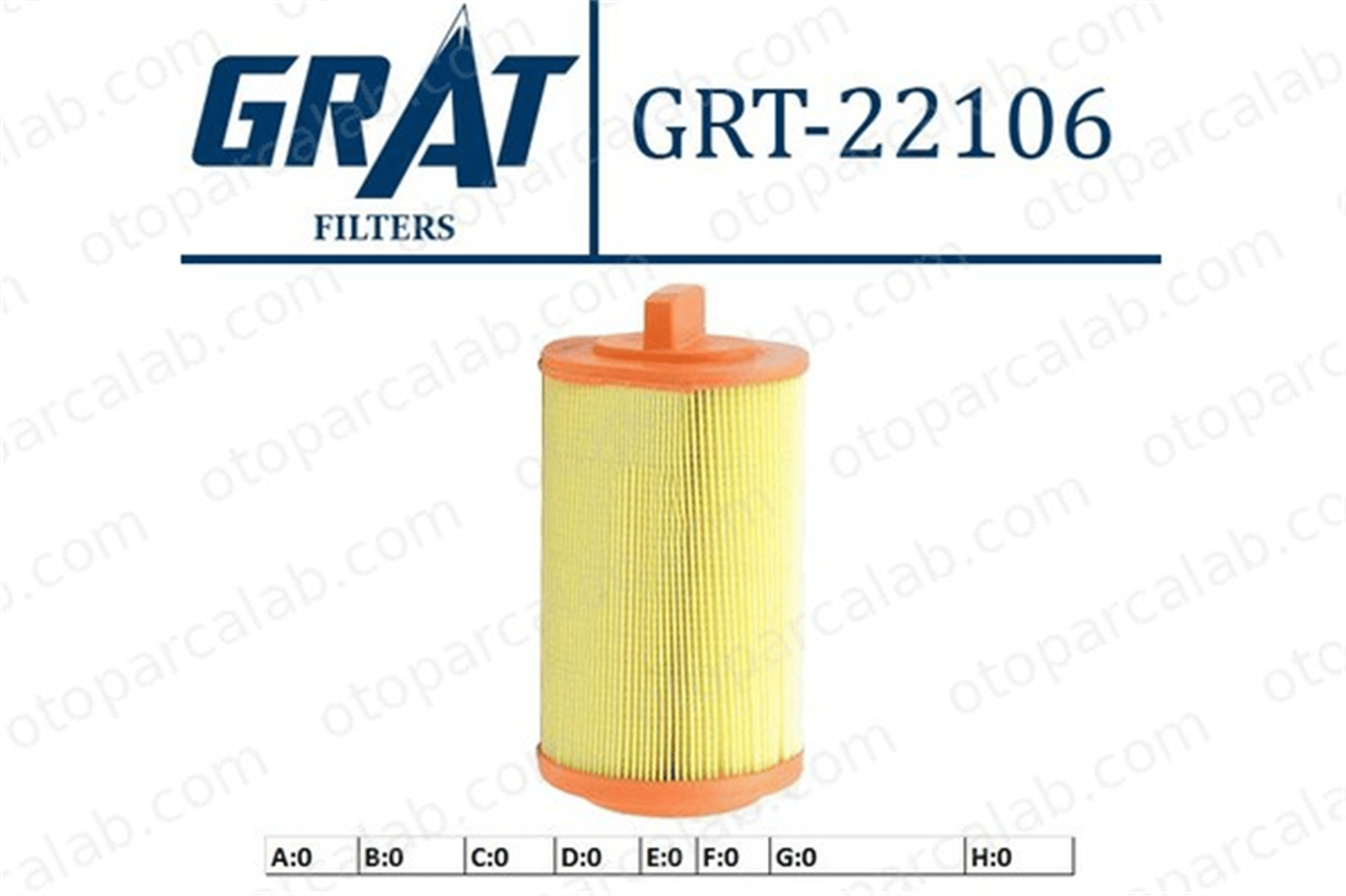 GRAT 22106 Hava Filtresi MERCEDES-BENZ C-SERISI T-Model C-SERISI 2710940204 A2710940204