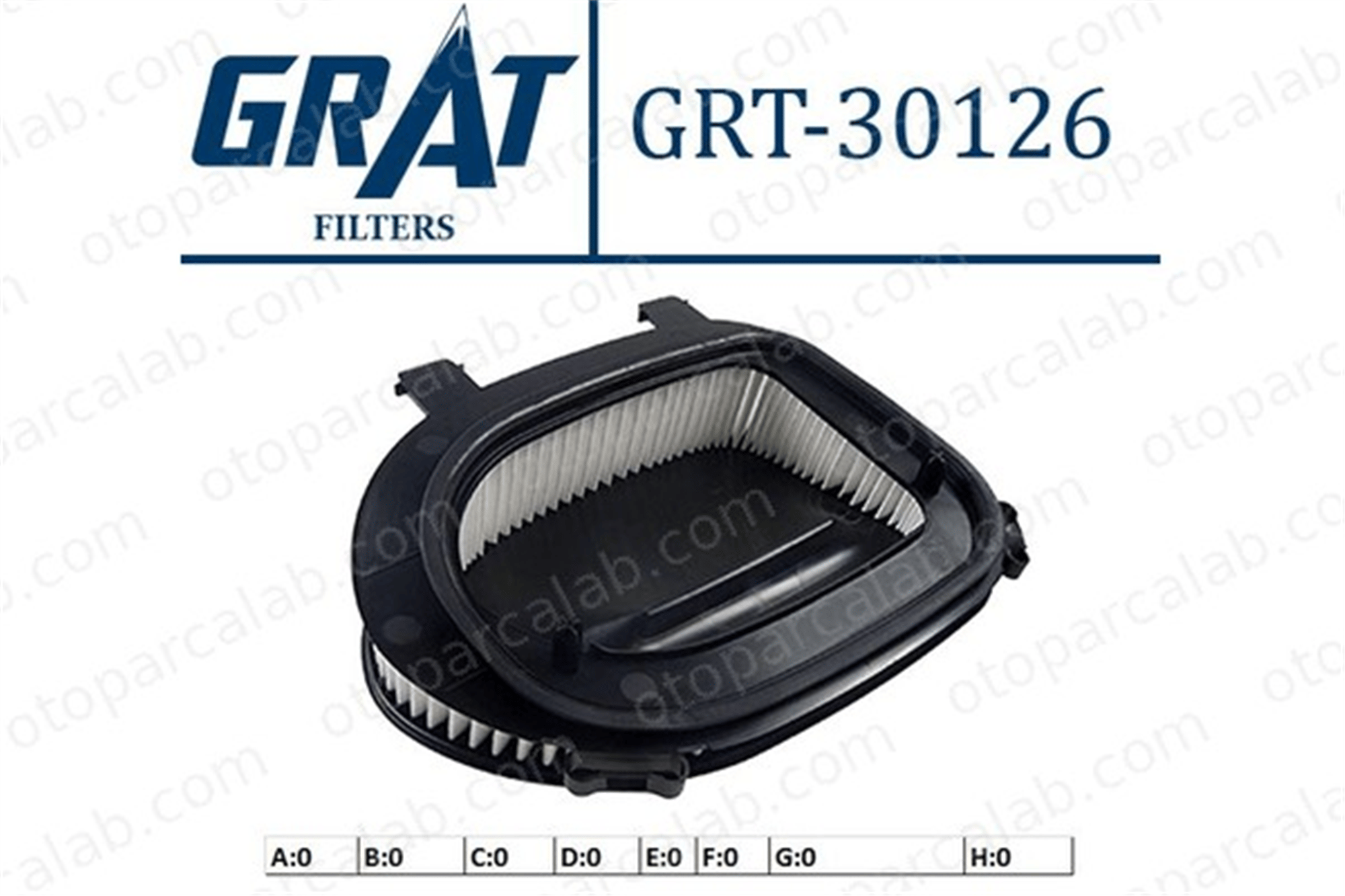 GRAT 30126 Hava Filtresi BMW X3 X5 13717811026