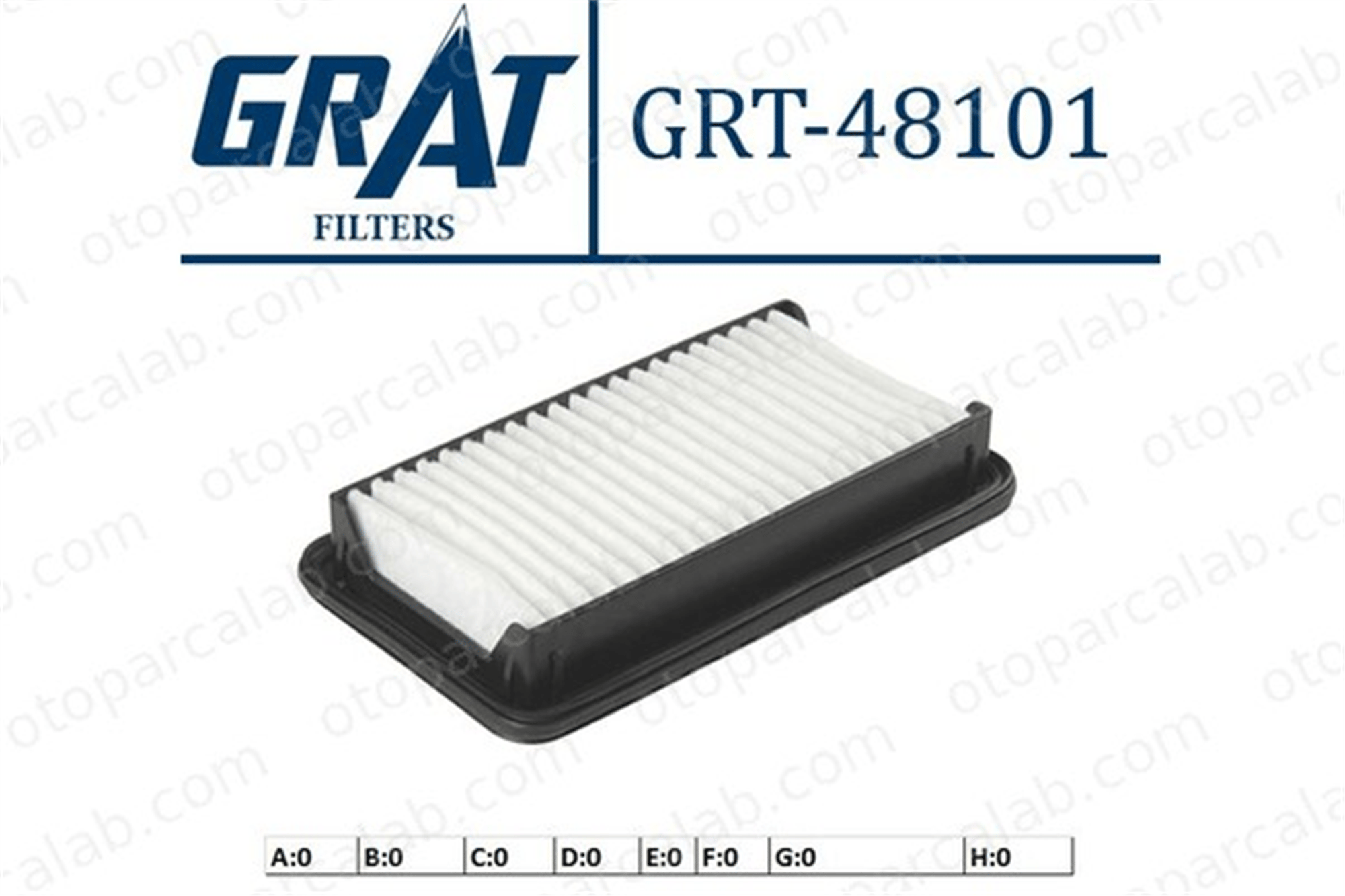 GRAT 48101 Hava Filtresi FIAT SEDICI SUZUKI SX4 1378079J00 71742069