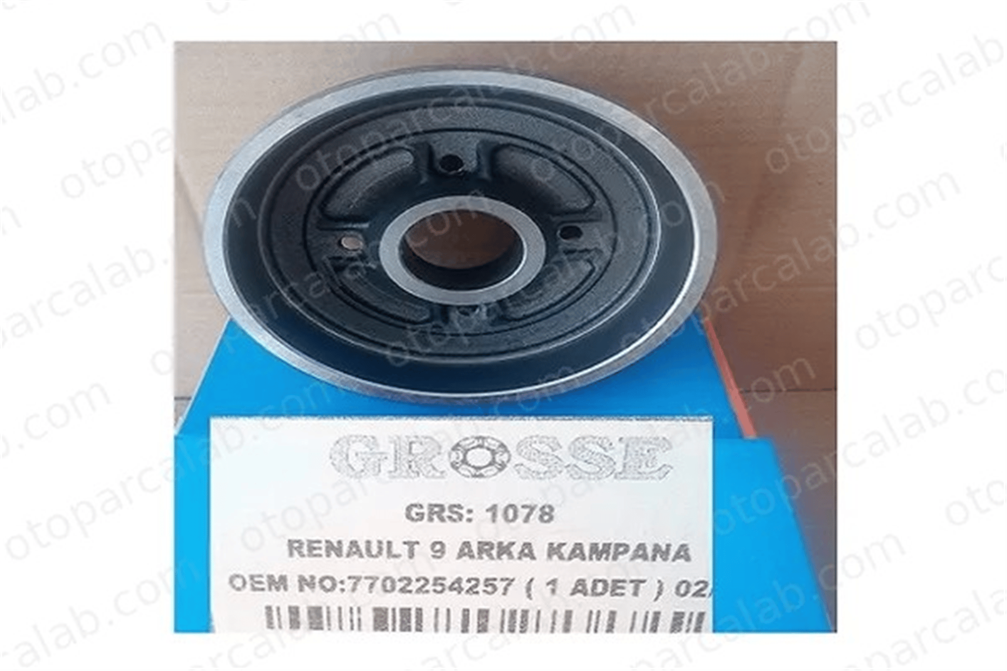 GROSSE 1078 Kampana Arka Sağ veya Sol RENAULT CLIO II 19 II 6002254257 7702254257
