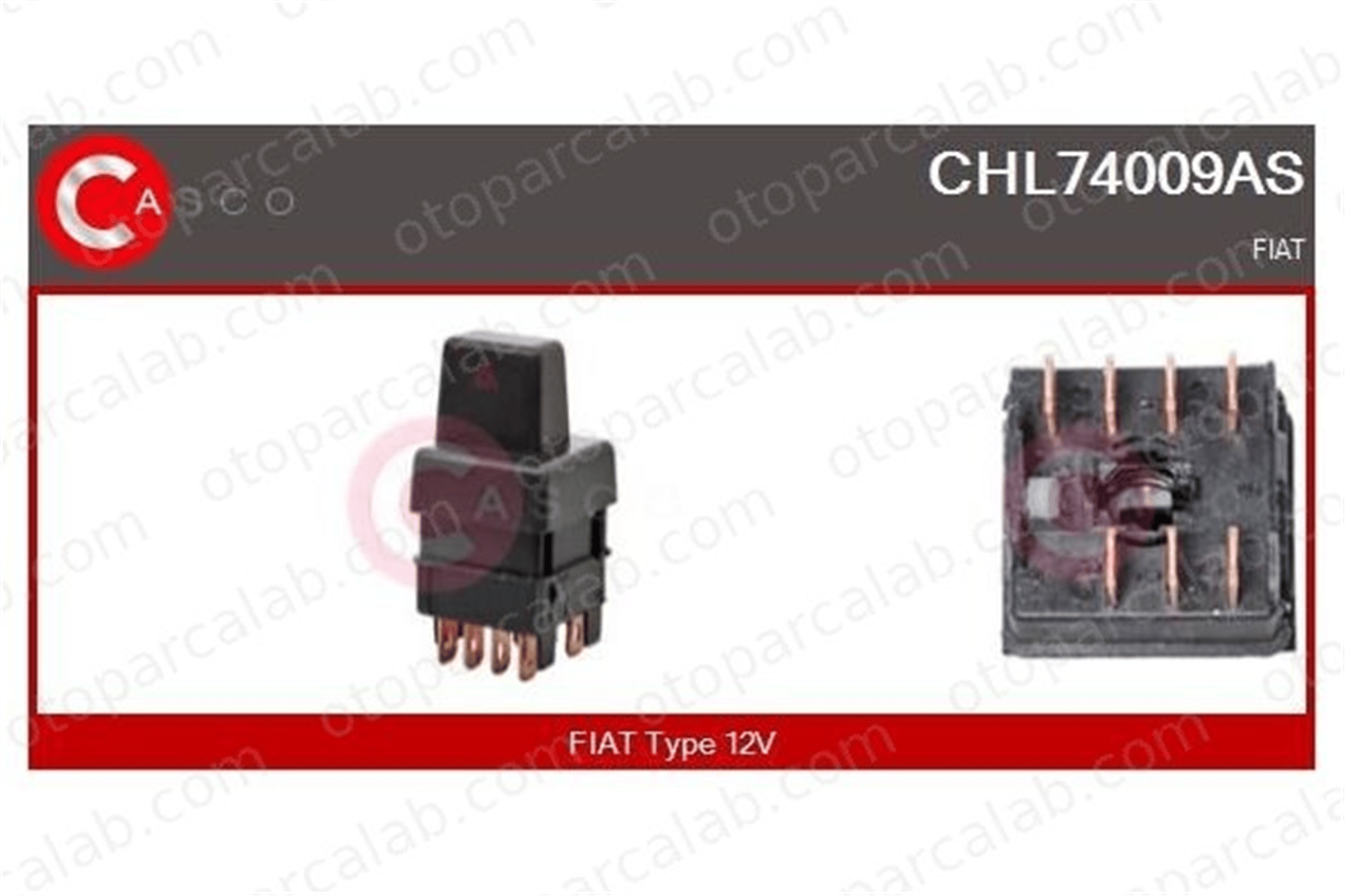 GUA 41424 Dörtlü Flaşör Düğmesi FIAT UNO 181859280 181527380