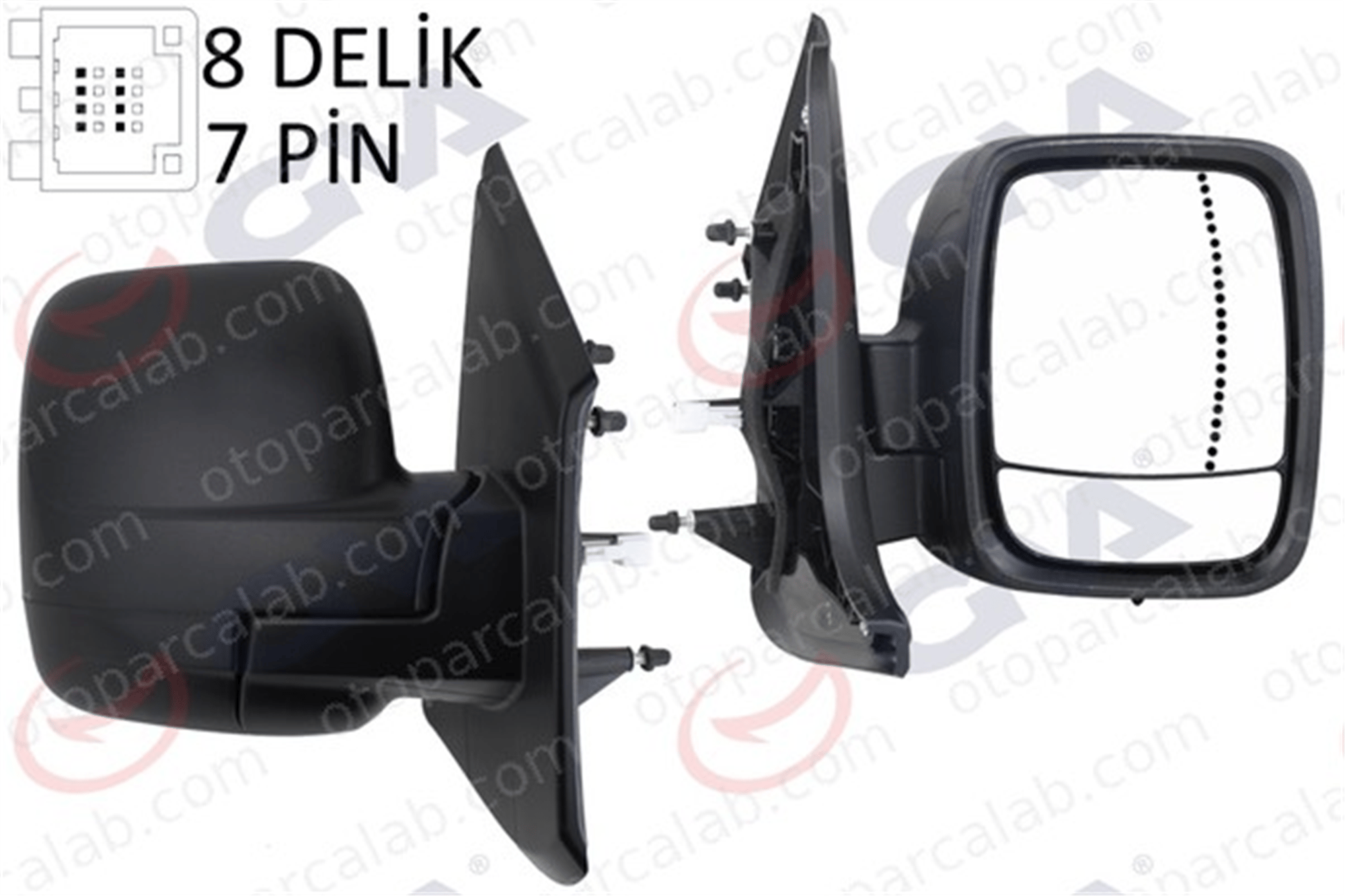 GVA 1019430 Dikiz Aynası Dış Sağ RENAULT TRAFIC III Minibüs/Otobüs TRAFIC III Panelvan/Van 963745863R 963651588R