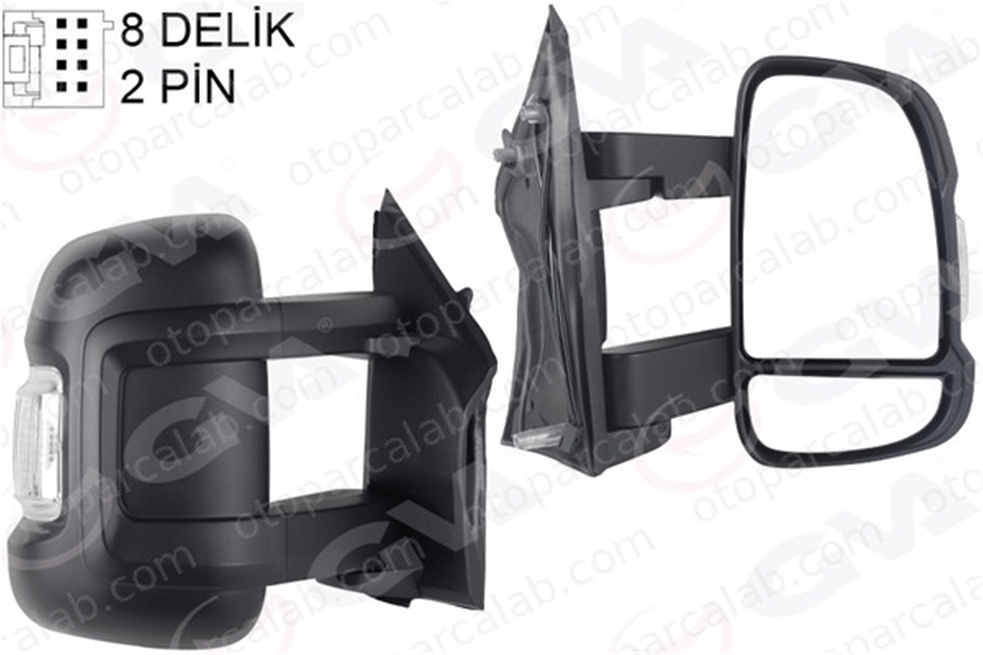 GVA 1027142 Dikiz Aynası Dış Sağ CITROËN JUMPER Panelvan/Van JUMPER Platform şasi 8153W0 1613689080
