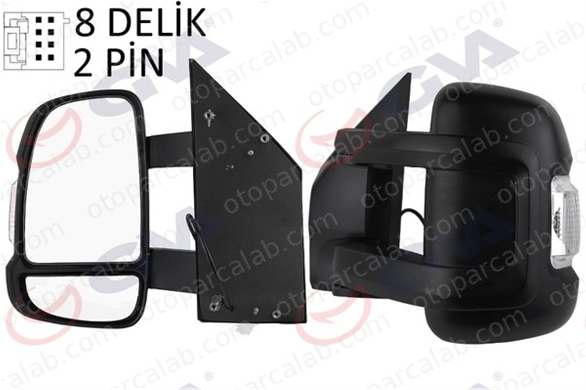 GVA 1027147 Dikiz Aynası Dış Sol CITROËN JUMPER Panelvan/Van JUMPER Platform şasi 8153Y4 1613693680