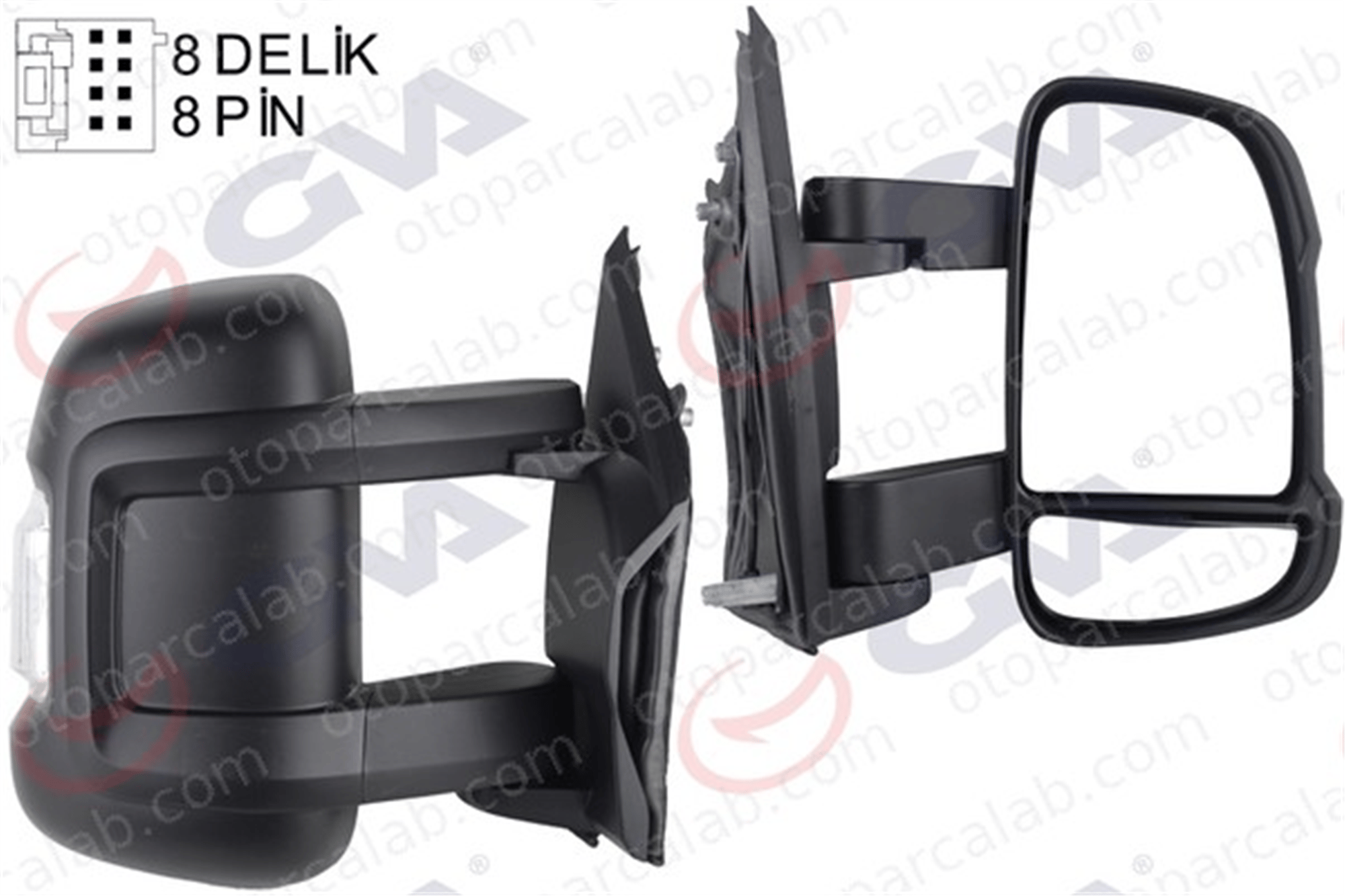 GVA 1027152 Dikiz Aynası Dış Sağ CITROËN JUMPER Panelvan/Van JUMPER Platform şasi 8153W2 1635194180