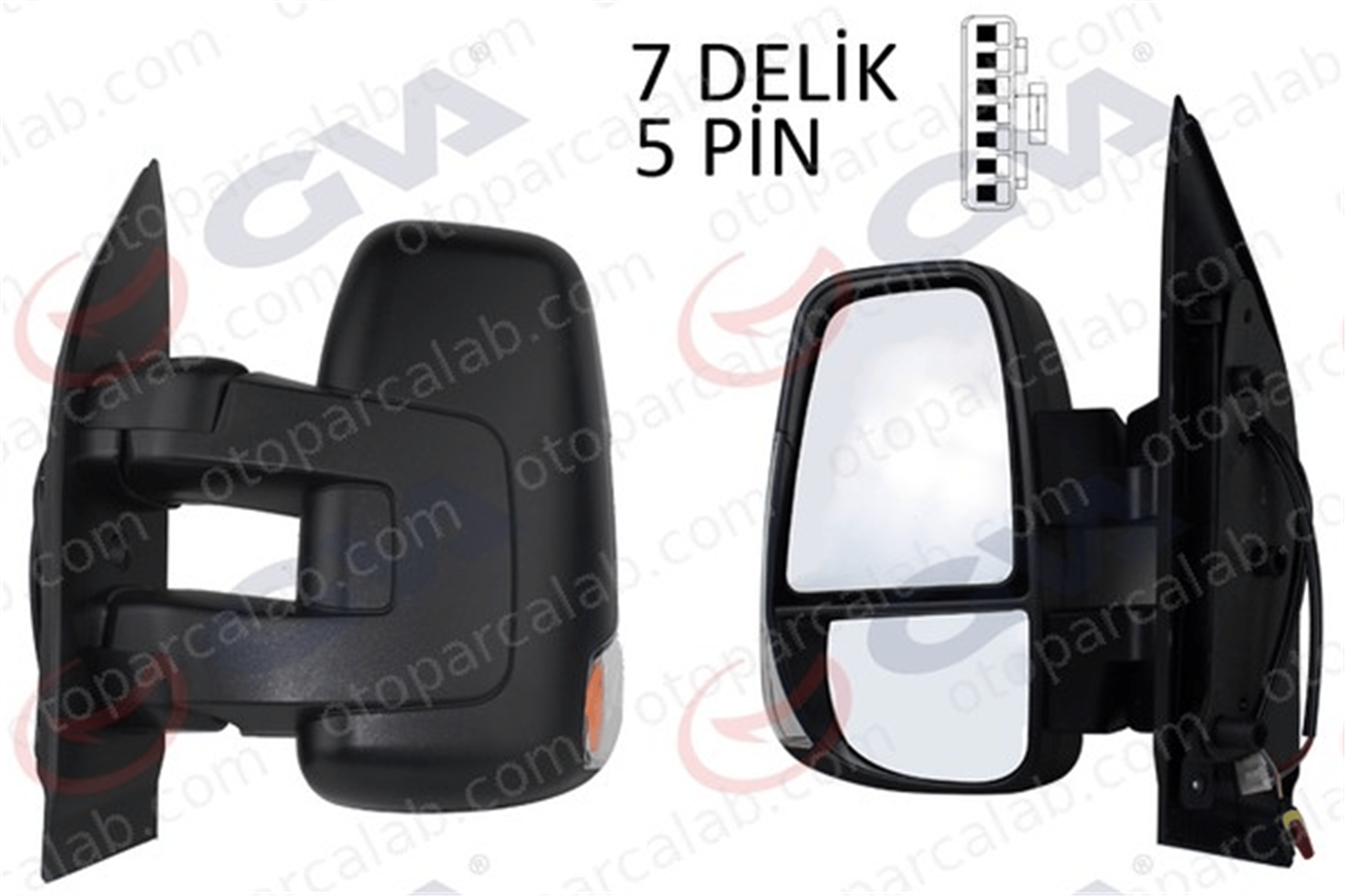 GVA 1029931 Dikiz Aynası Dış Sol IVECO DAILY IV Platform şasi DAILY IV Panelvan/Van 3800401