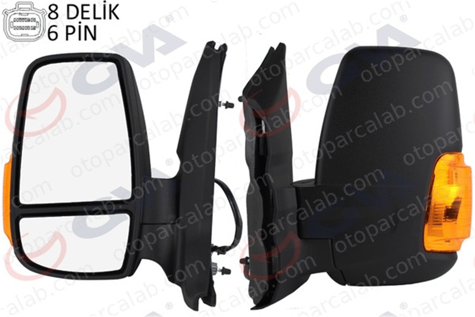 GVA 1032111 Dikiz Aynası Dış Sol FORD TRANSIT V363 Panelvan/Van TRANSIT V363 Platform şasi BK3117683NF5JA6 1911152