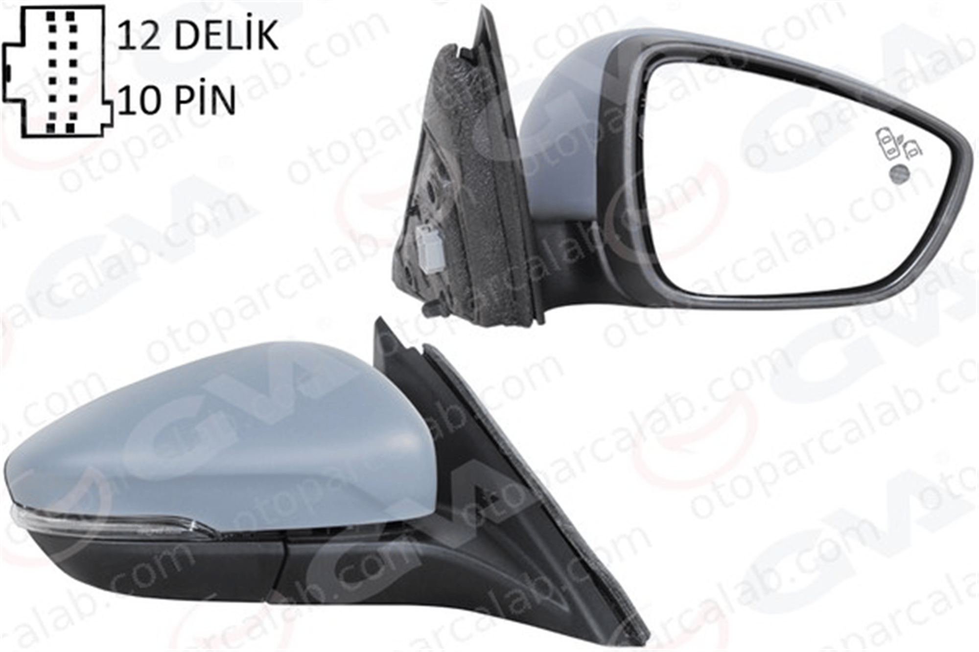 GVA 1035224 Dikiz Aynası Dış Sağ FORD FOCUS IV FOCUS IV Turnier JX7B17E714KF JX7B13B382AB