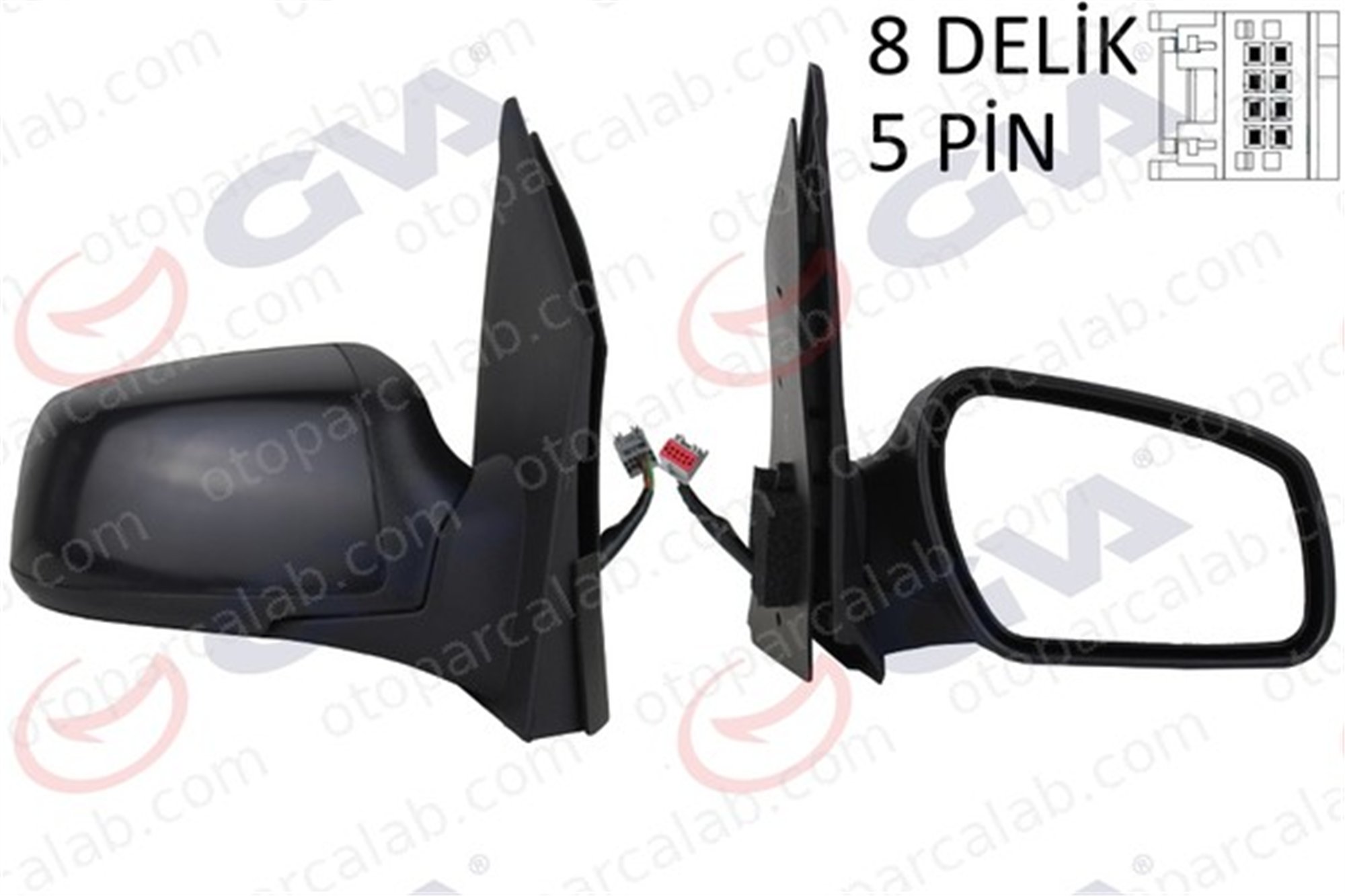 GVA 1037152 Dikiz Aynası Dış Sağ FORD FIESTA V 6S6117682AE 1363672