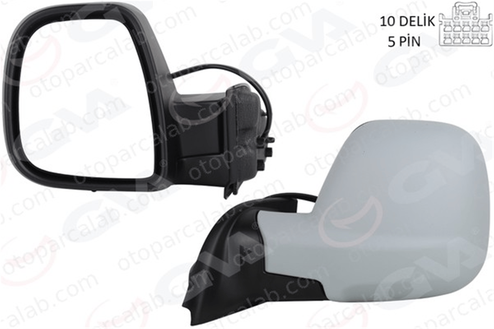 GVA 1045167 Dikiz Aynası Dış Sol TOYOTA PROACE CITY Kasa/büyük limuzin PROACE CITY VERSO MPV 98169898XT 98087413XT