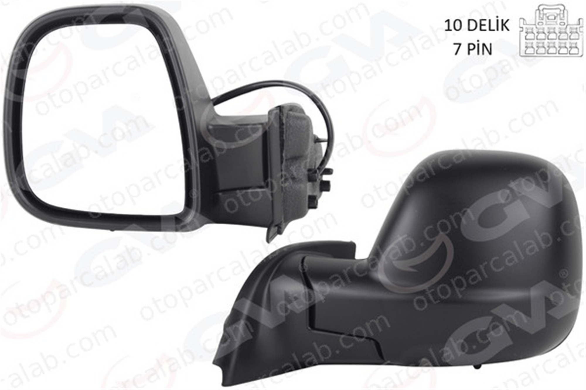 GVA 1045169 Dikiz Aynası Dış Sol CITROËN BERLINGO Kasa/büyük limuzin OPEL COMBO Kasa/büyük limuzin 98169929XT 1616869680