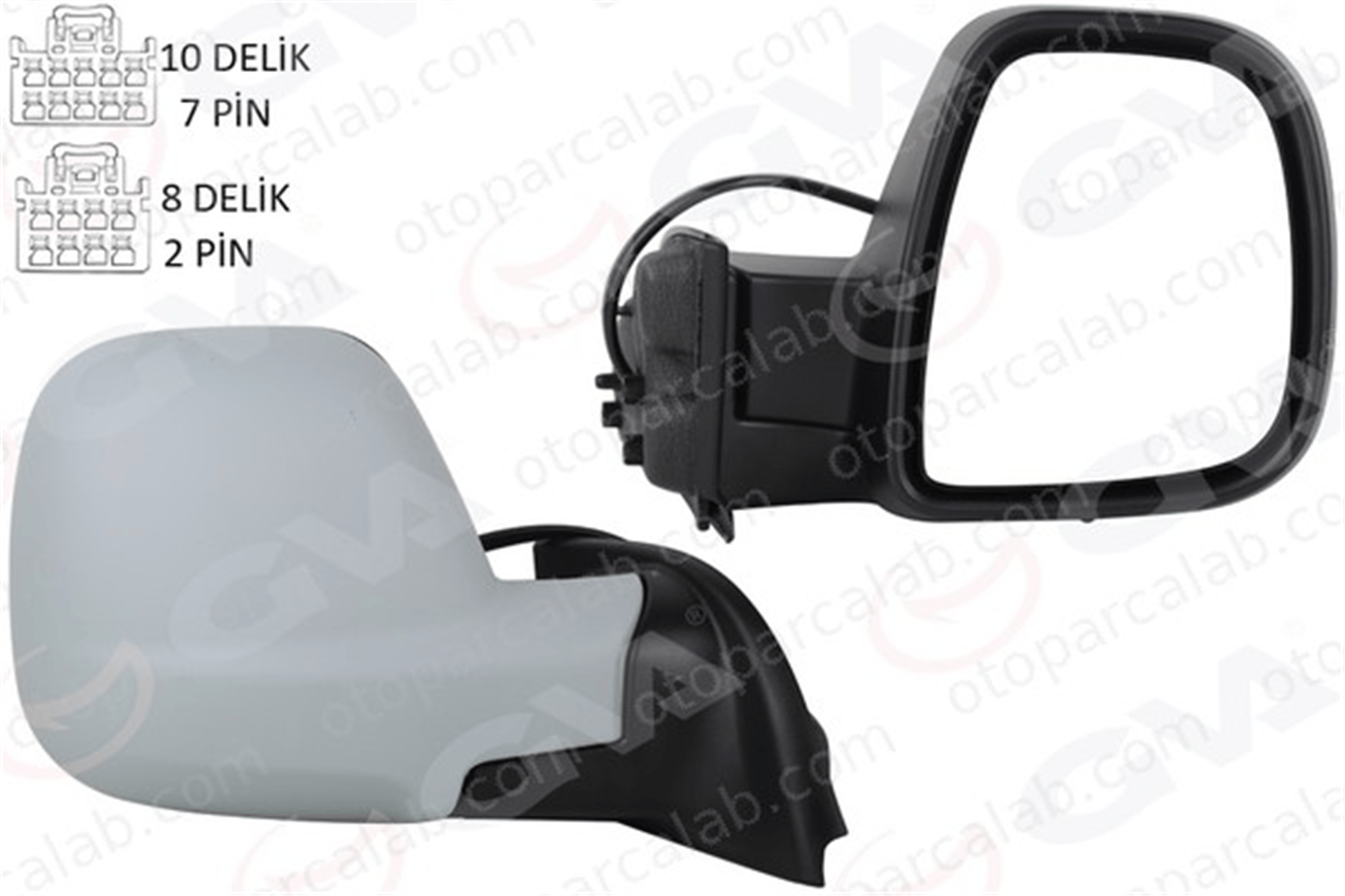 GVA 1045170 Dikiz Aynası Dış Sağ CITROËN BERLINGO Kasa/büyük limuzin OPEL COMBO Kasa/büyük limuzin 98169928XT 1616869580