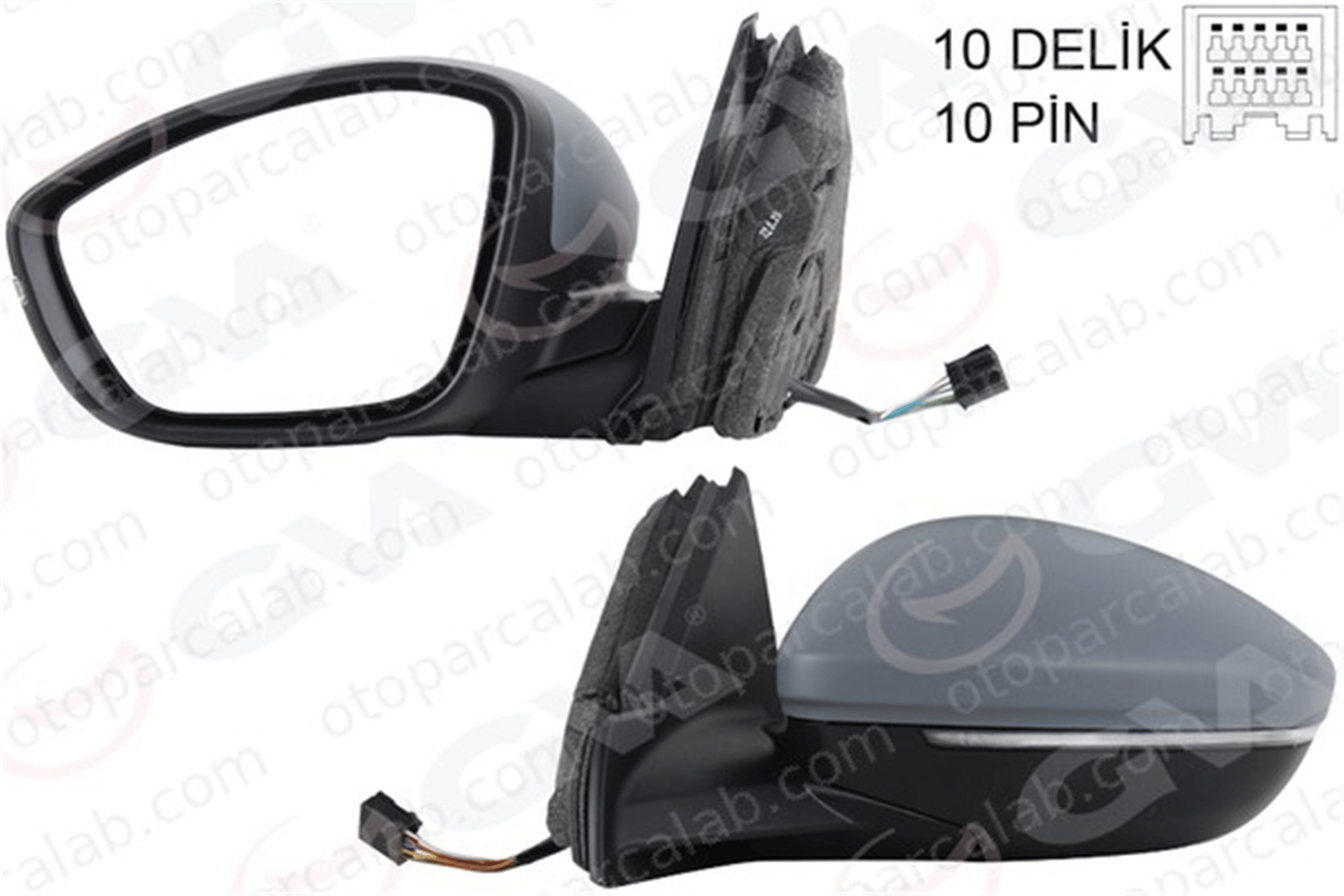 GVA 1090232 Dikiz Aynası Dış Sol PEUGEOT 208 II OPEL CORSA F 983758881T 98260232XT