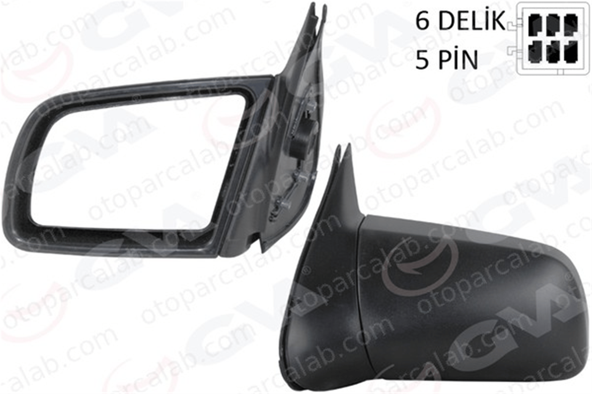 GVA 1090303 Dikiz Aynası Dış Sol OPEL VECTRA A VECTRA A Hatchback 1426373 90510431