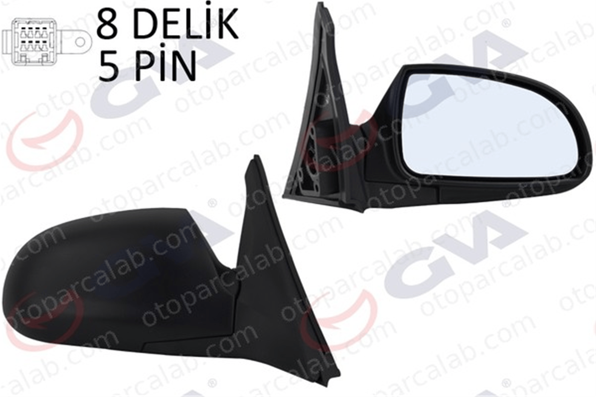 GVA 1091104 Dikiz Aynası Dış Sağ HYUNDAI ACCENT II ACCENT II Sedan 8762025620 8761025600YS