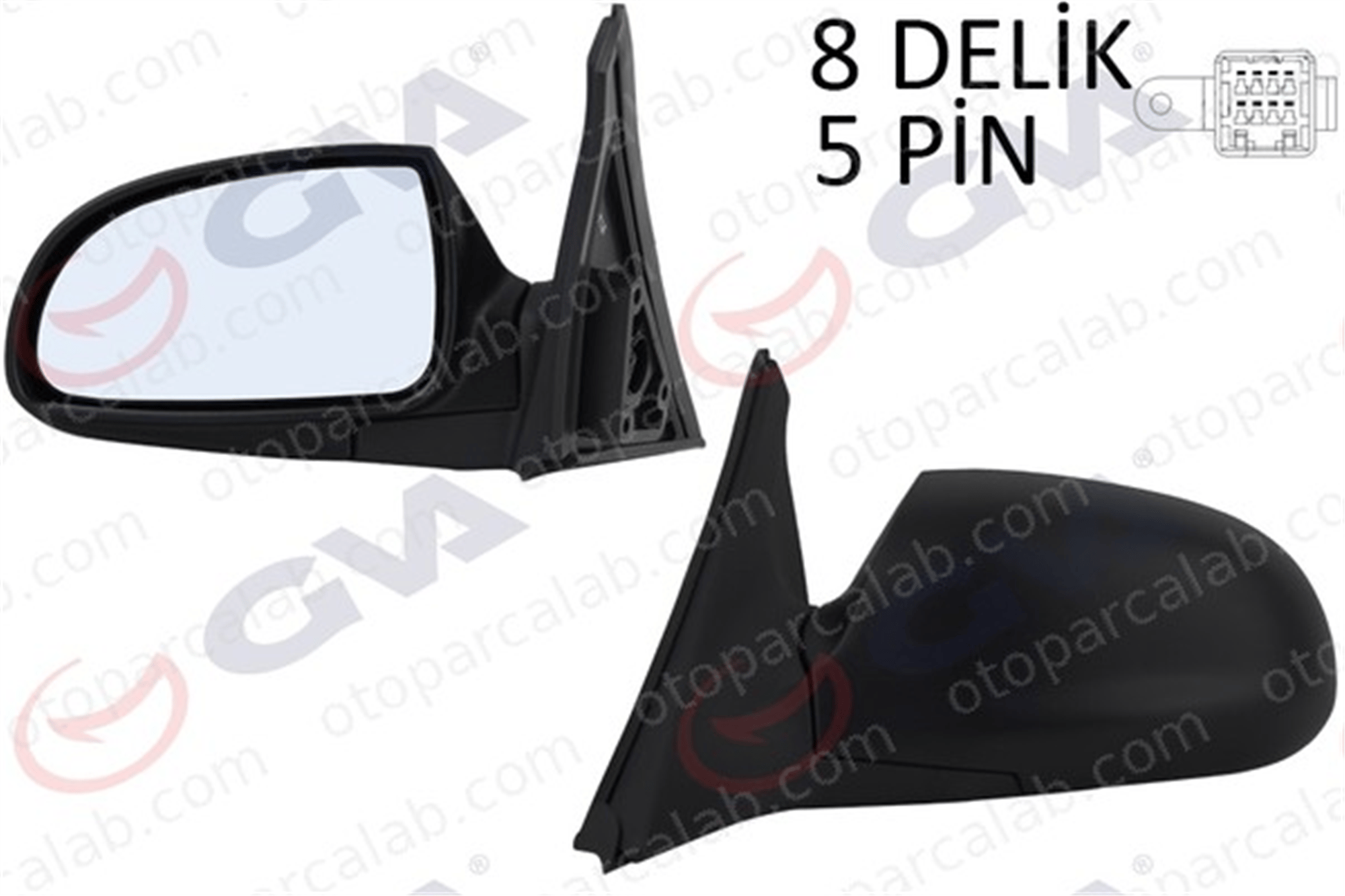 GVA 1091105 Dikiz Aynası Dış Sol HYUNDAI ACCENT II ACCENT II Sedan 8761025620 8762025600CA