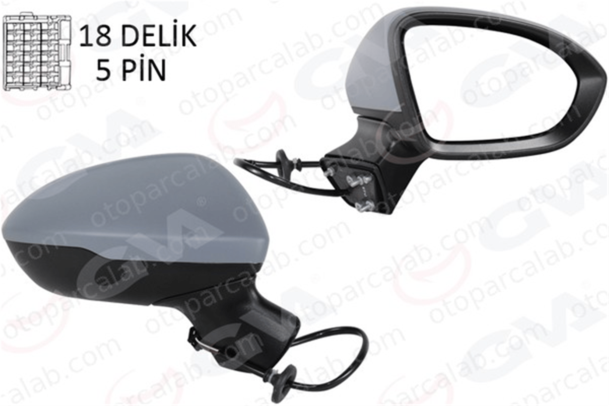 GVA 1099122 Dikiz Aynası Dış Sağ OPEL ASTRA K ASTRA K Sports Tourer 13453490 13396541