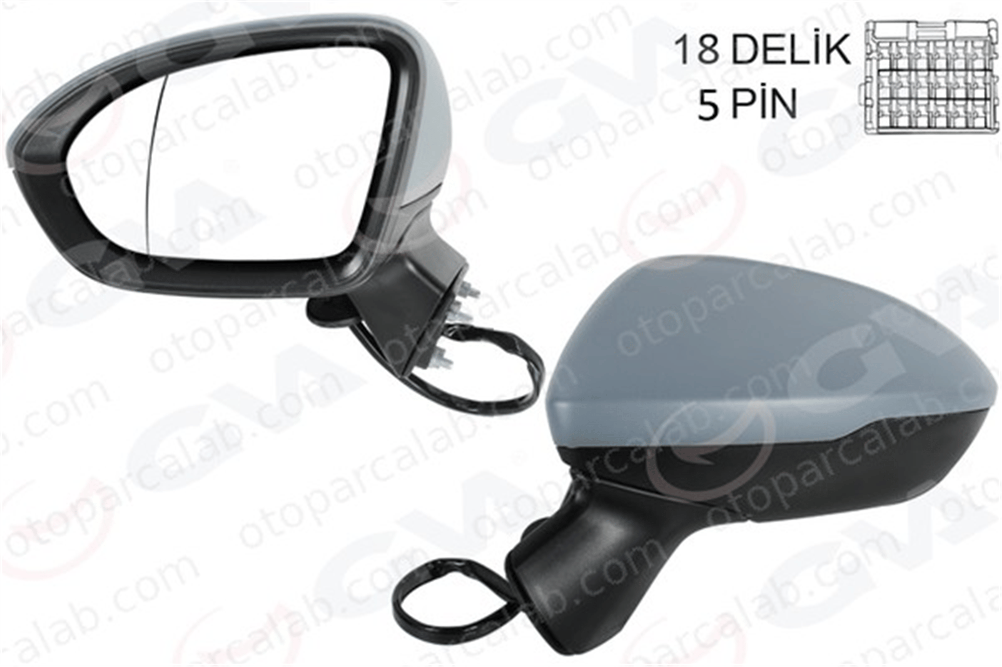 GVA 1099123 Dikiz Aynası Dış Sol OPEL ASTRA K ASTRA K Sports Tourer 13453478 13396541