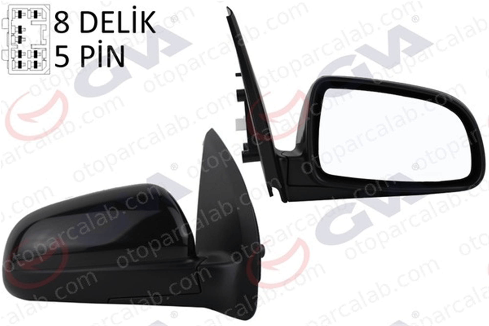 GVA 1099170 Dikiz Aynası Dış Sağ CHEVROLET AVEO / KALOS Hatchback AVEO / KALOS Sedan 96406185 96543119