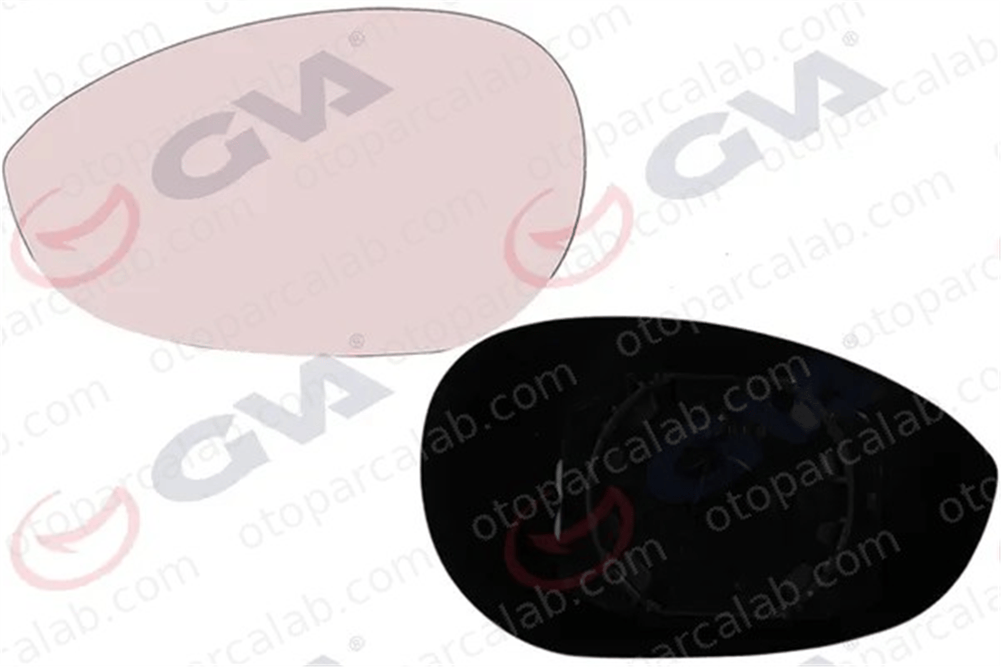 GVA 1129010 Ayna Camı Dış Sol FIAT 500 500 C 71740496