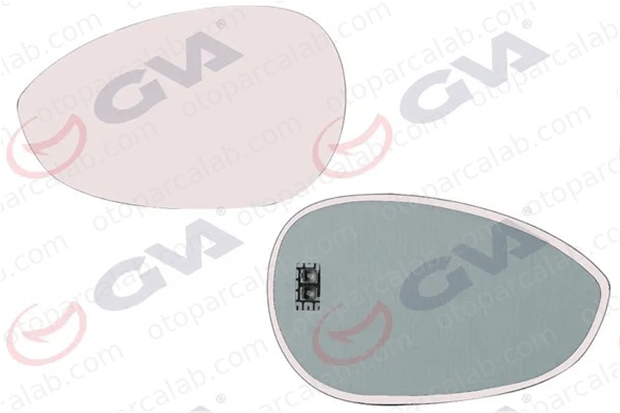 GVA 1129012 Ayna Camı Dış Sol FIAT GRANDE PUNTO PUNTO EVO 71740497