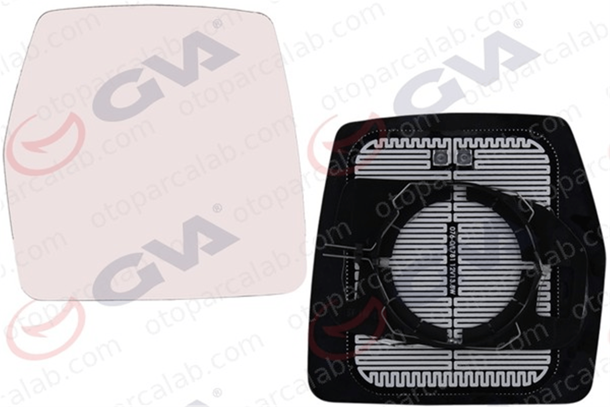 GVA 1129821 Ayna Camı Dış Sağ CITROËN JUMPY PEUGEOT EXPERT 8151AV 9790460780