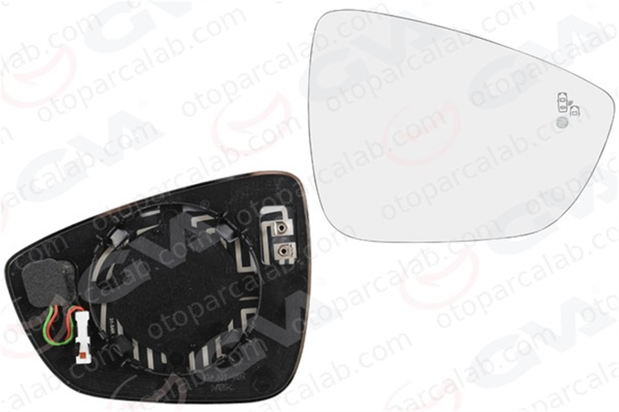 GVA 1135124 Ayna Camı Dış Sağ FORD FOCUS IV FOCUS IV Turnier JX7B17K740KA 2195779