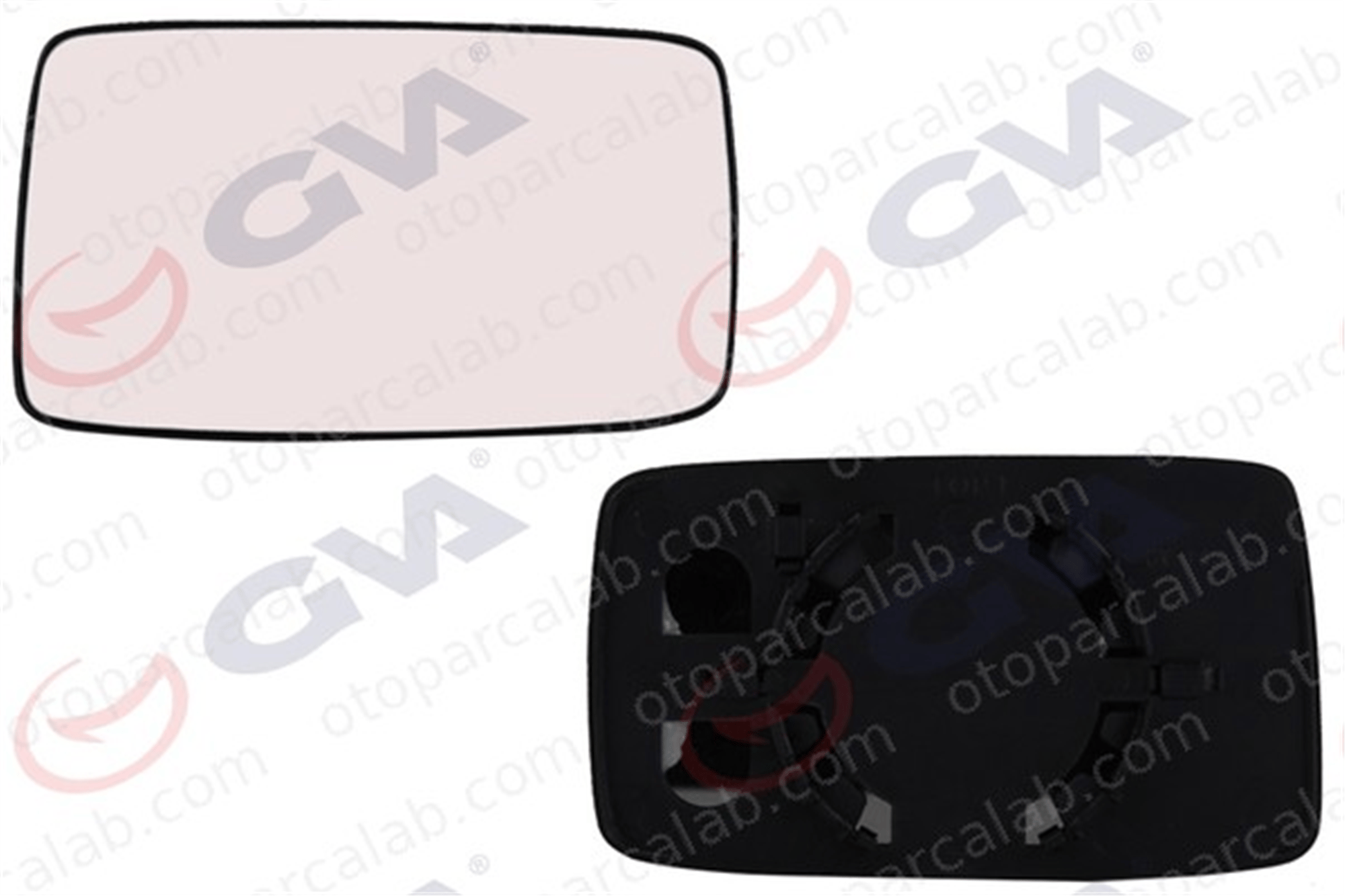 GVA 1175015 Ayna Camı Dış Sol VW GOLF III SEAT IBIZA II 1H1857521 6K1857521J