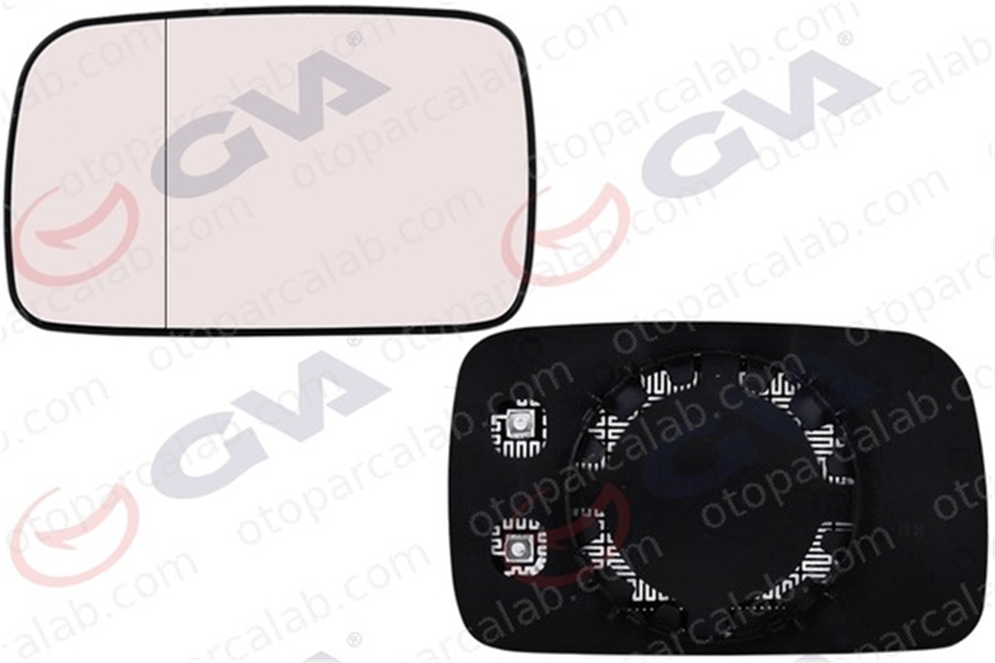 GVA 1175040 Ayna Camı Dış Sol VW POLO III POLO III CLASSIC 6N1857521B
