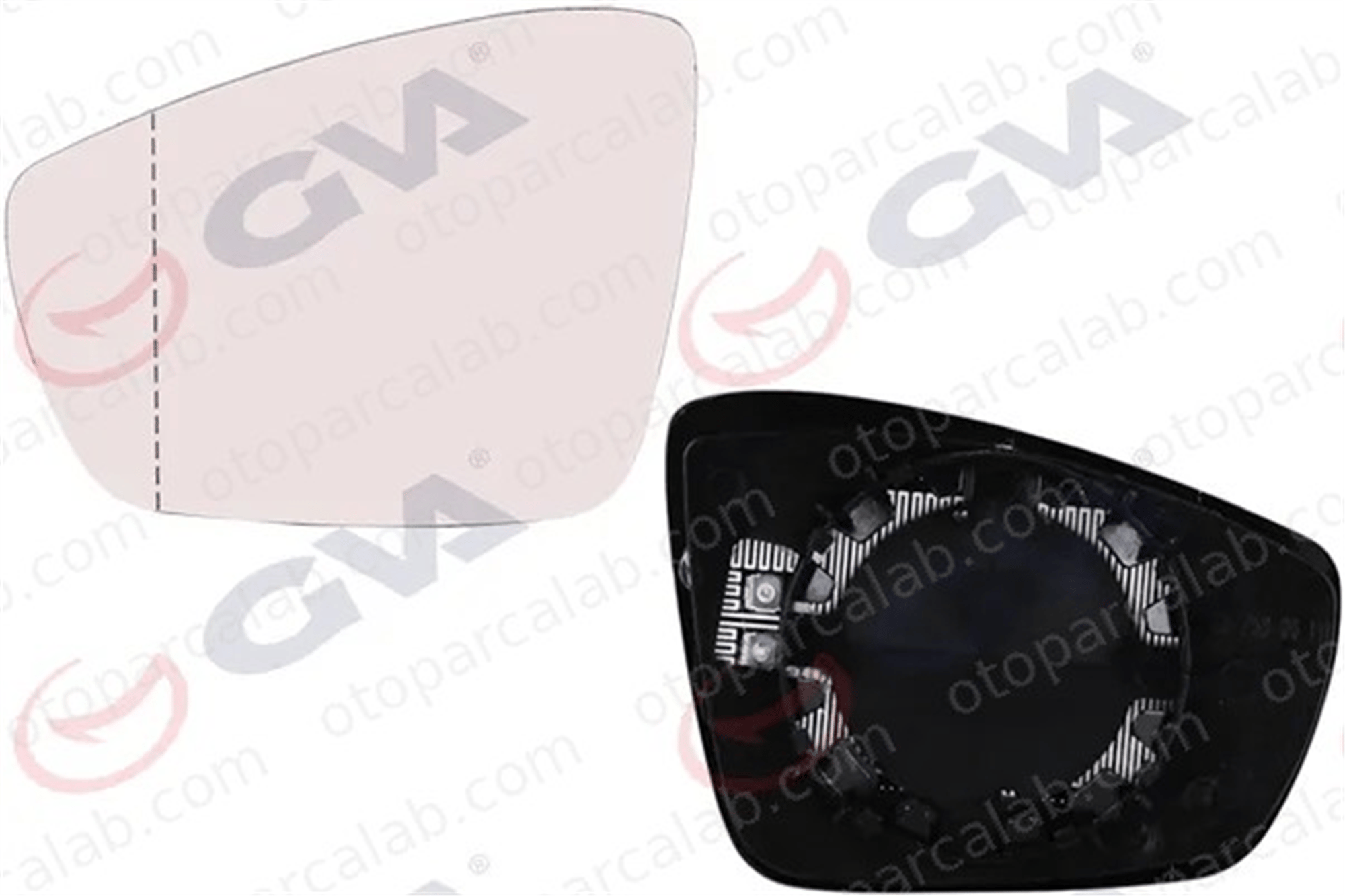 GVA 1175065 Ayna Camı Dış Sol VW POLO V UP! 6R0857521A 6R0857521F