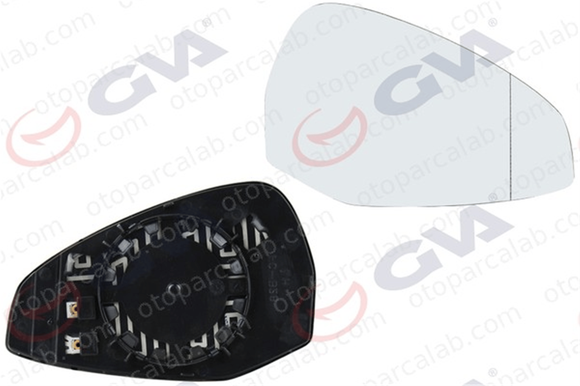 GVA 1175736 Ayna Camı Dış Sağ AUDI A4 B9 Avant A4 B9 8W0857536E
