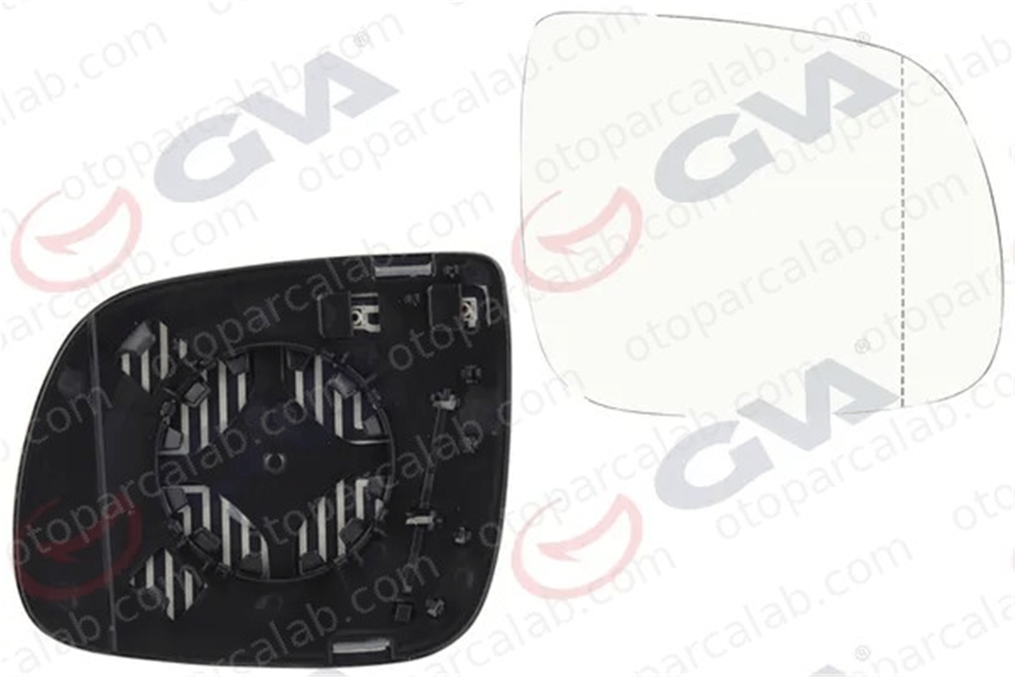 GVA 1175810 Ayna Camı Dış Sağ AUDI Q5 Q7 8R0857536G