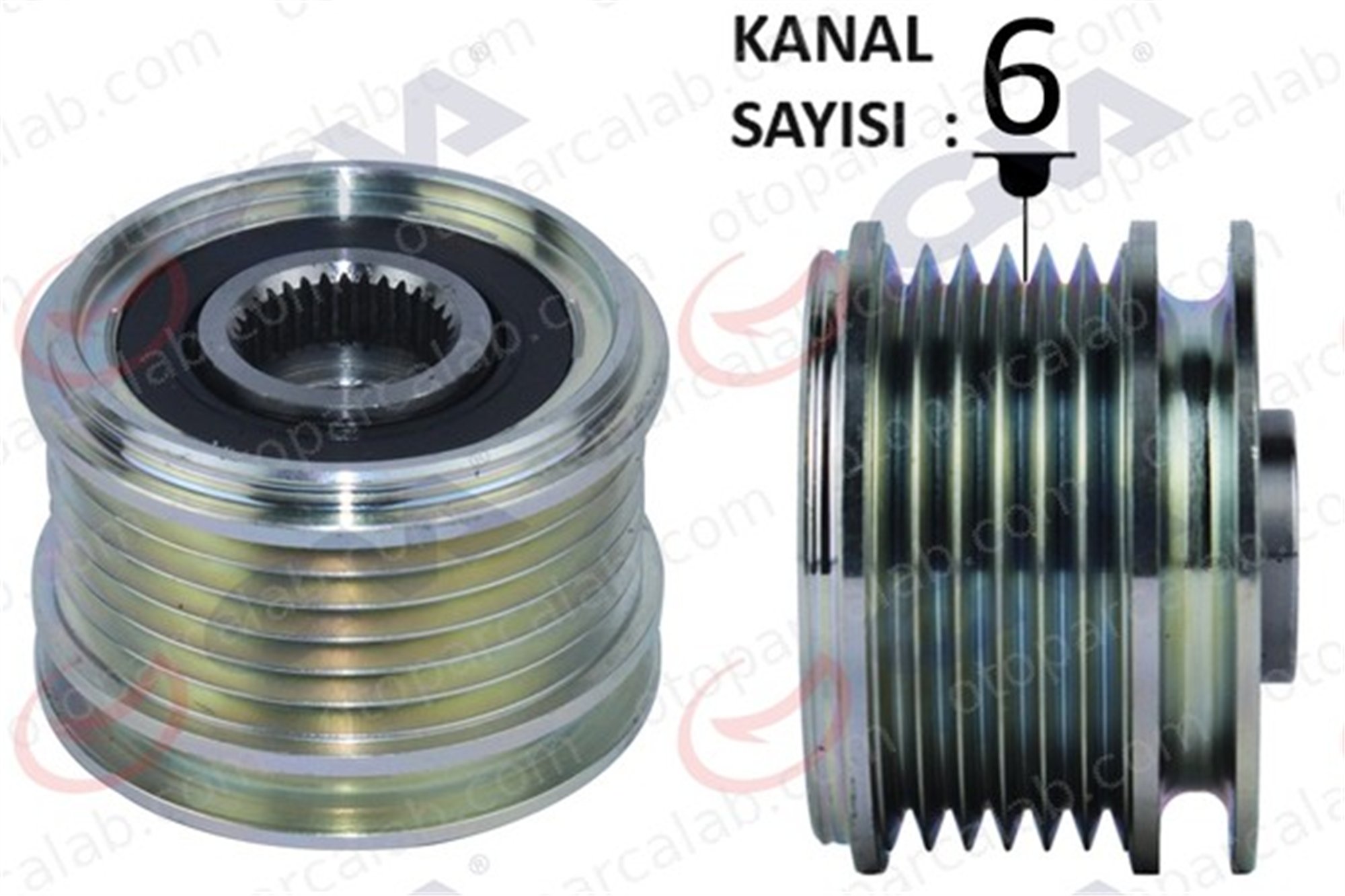 GVA 2811004 Alternatör Kasnağı RENAULT KANGOO Express DACIA DUSTER 7701477689 7700110616