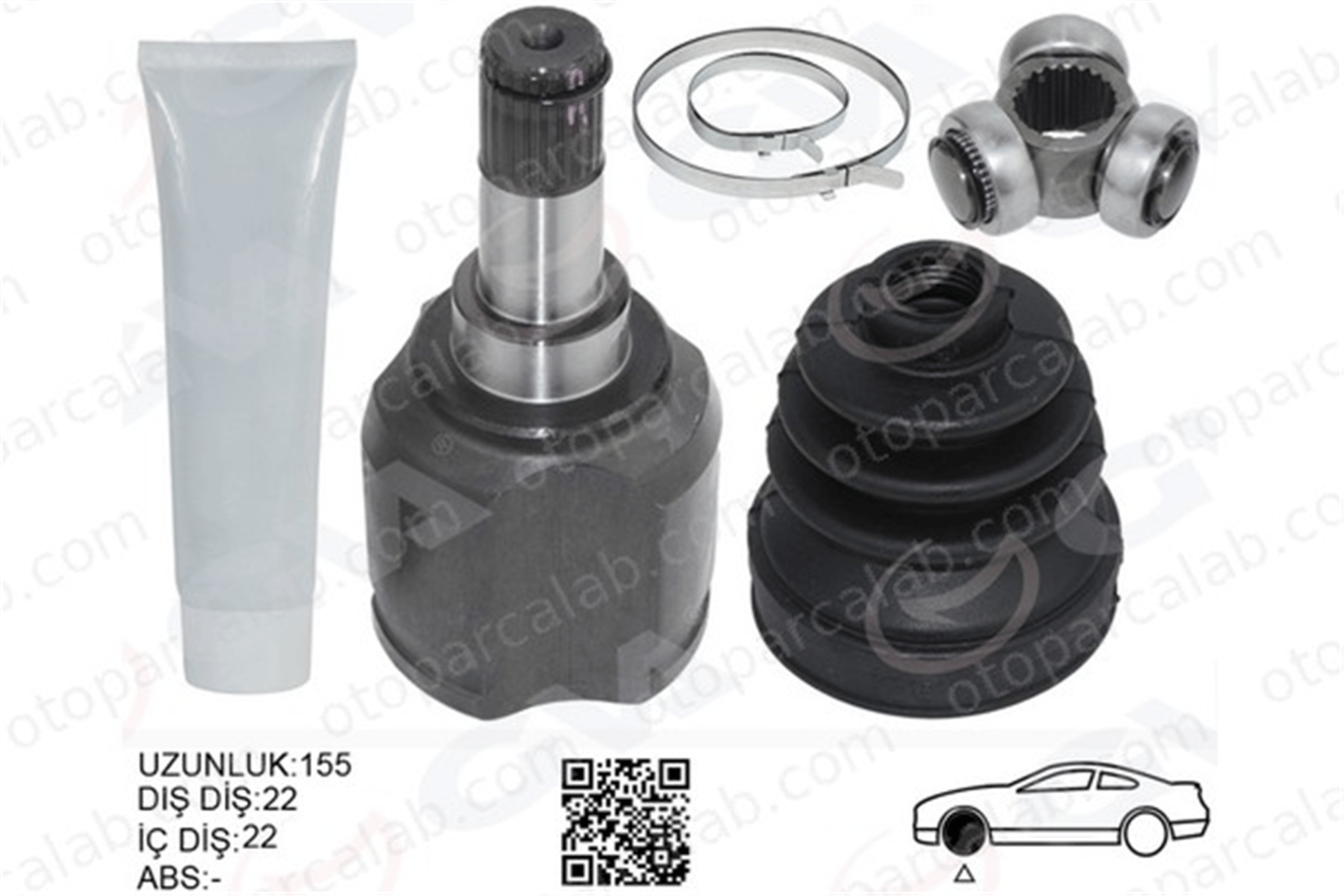 GVA 4429172KI Aks Kafası Ön İç Sağ veya Sol FIAT PANDA LANCIA YPSILON 46307884 46775436