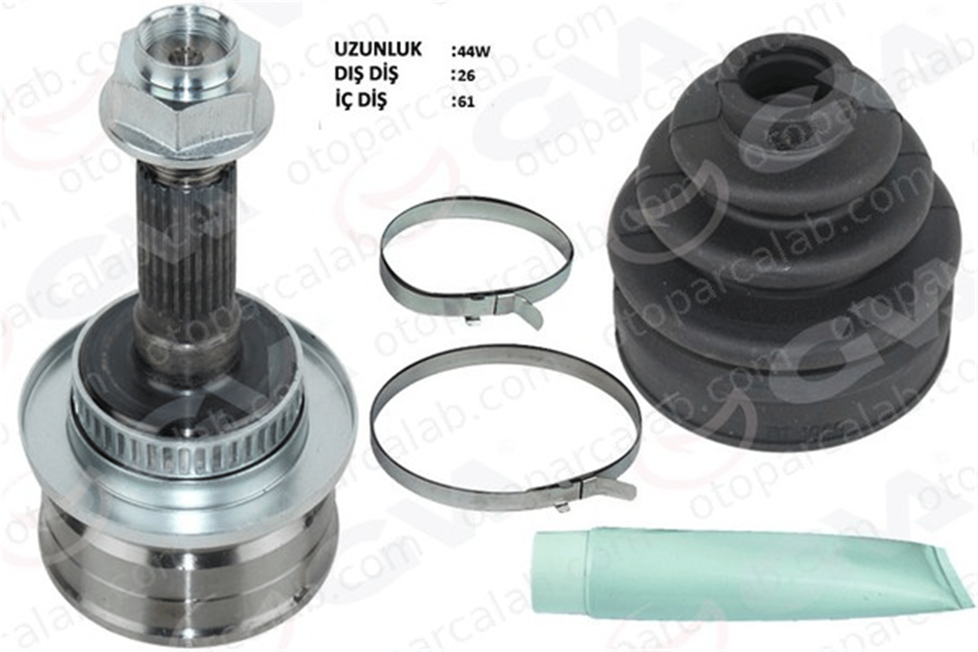 GVA 4438006K Aks Kafası Ön Dış Sağ veya Sol FORD RANGER MAZDA B-SERIE 2M343B436CB 1328615