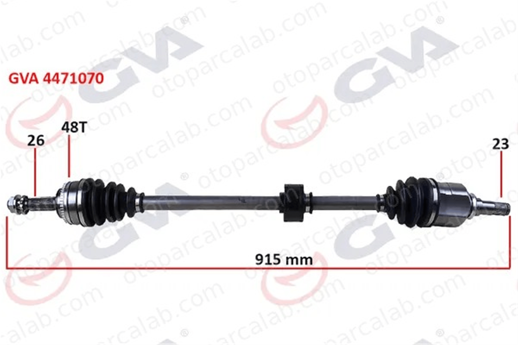 GVA 4471070 Aks Komple Ön Sağ TOYOTA COROLLA COROLLA Sedan 4341002240